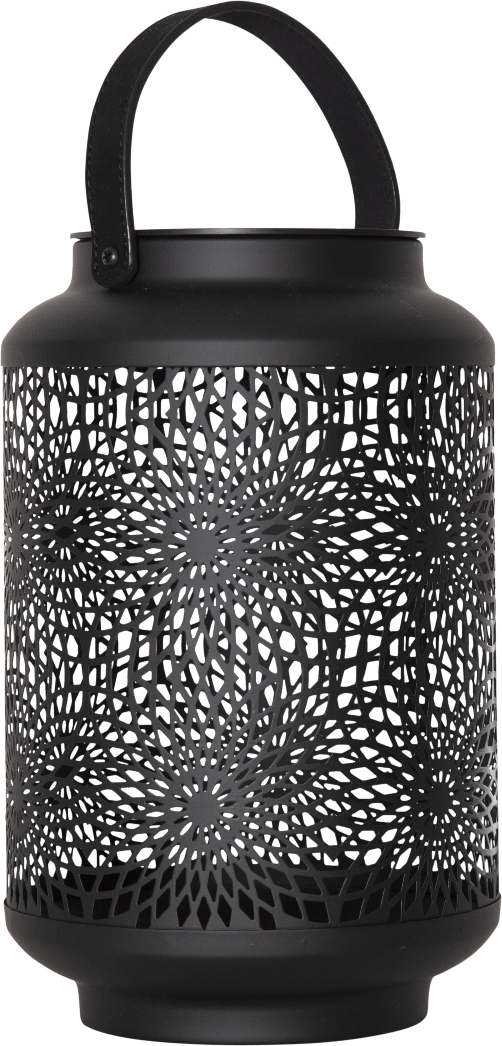 Solcellslykta - Svart - 30x19 cm - 6