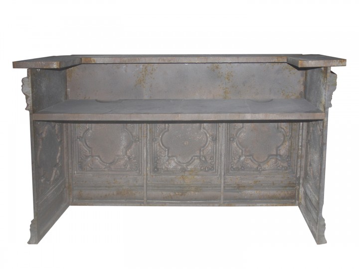 Vintage shop counter for stores, incl. 1 shelf - 2