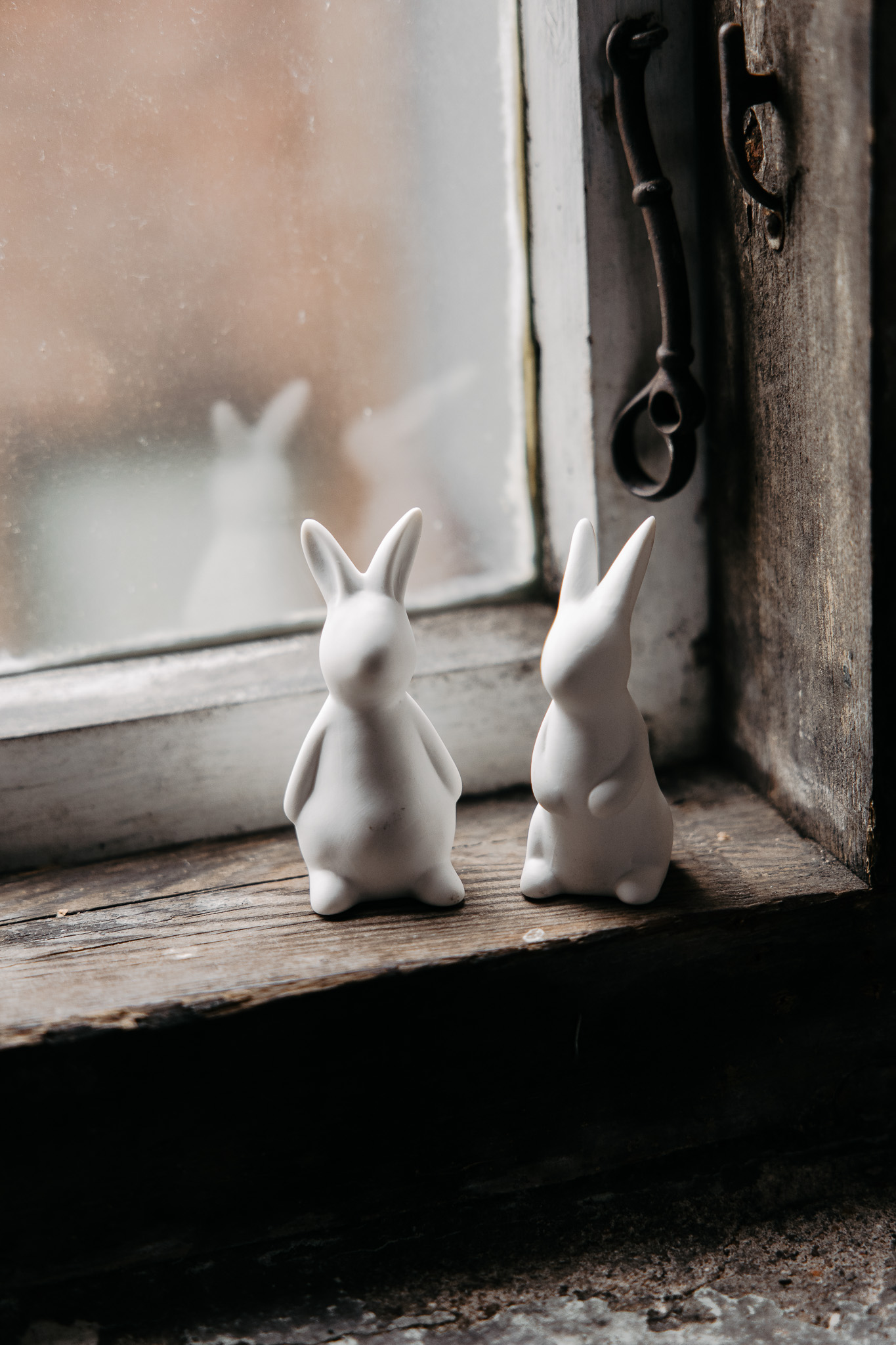 Freja - Rabbit - Hare - White Easter decoration - 4