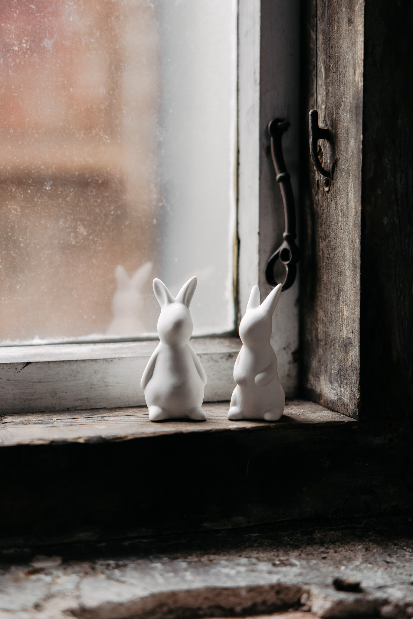 Freja - Rabbit - Hare - White Easter decoration - 6
