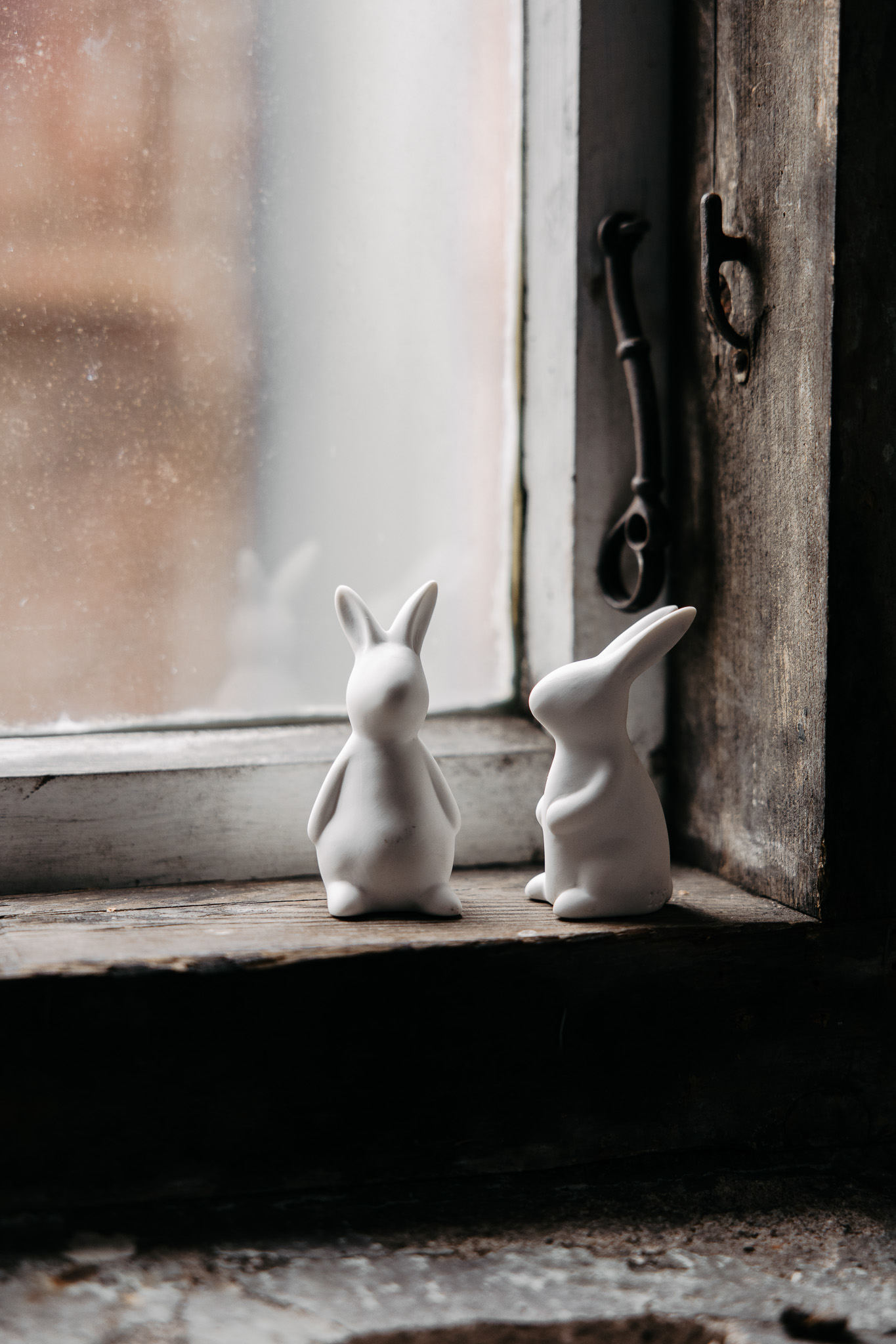 Freja - Rabbit - Hare - White Easter decoration - 5