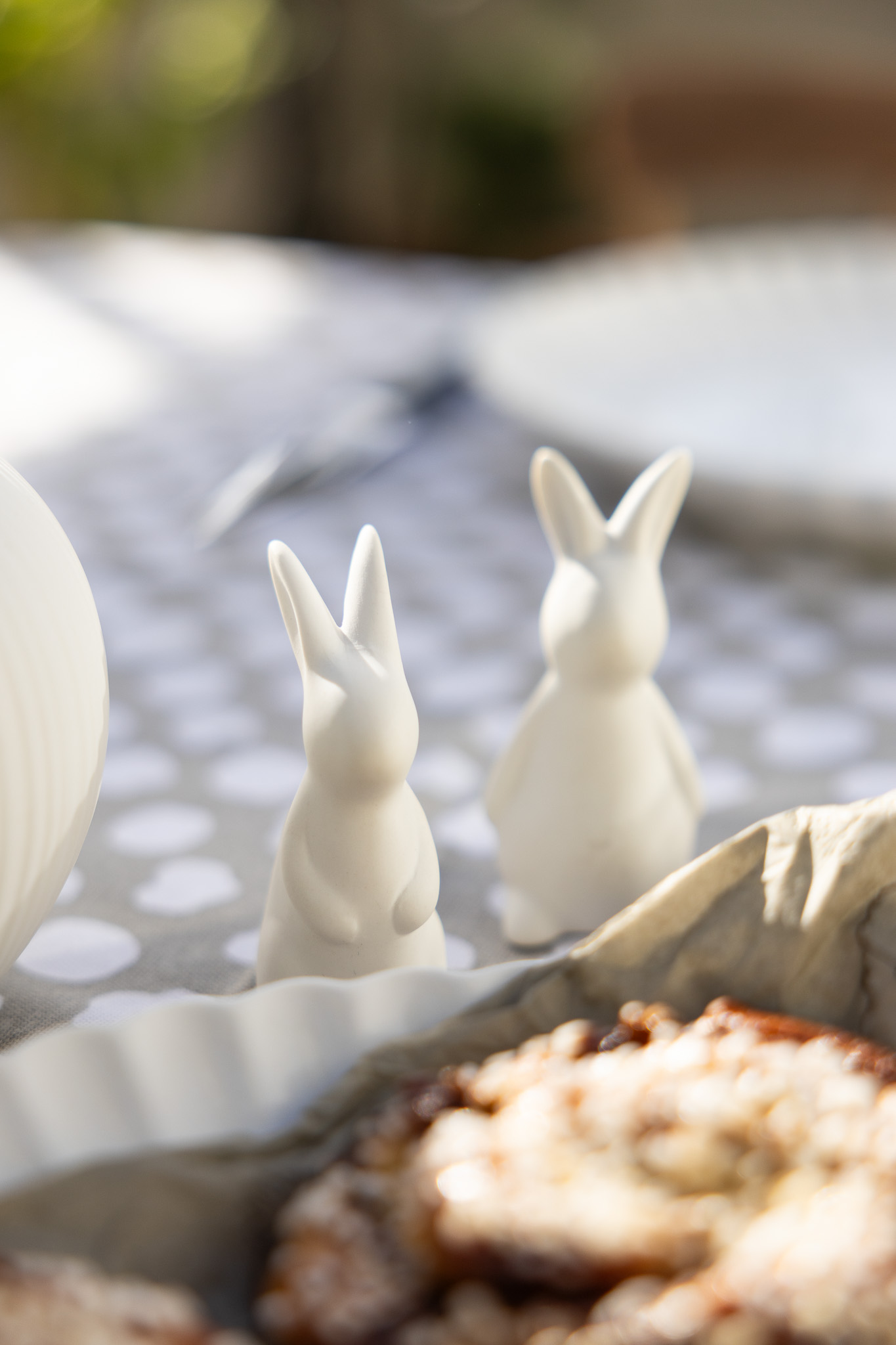 Freja - Rabbit - Hare - White Easter decoration - 2