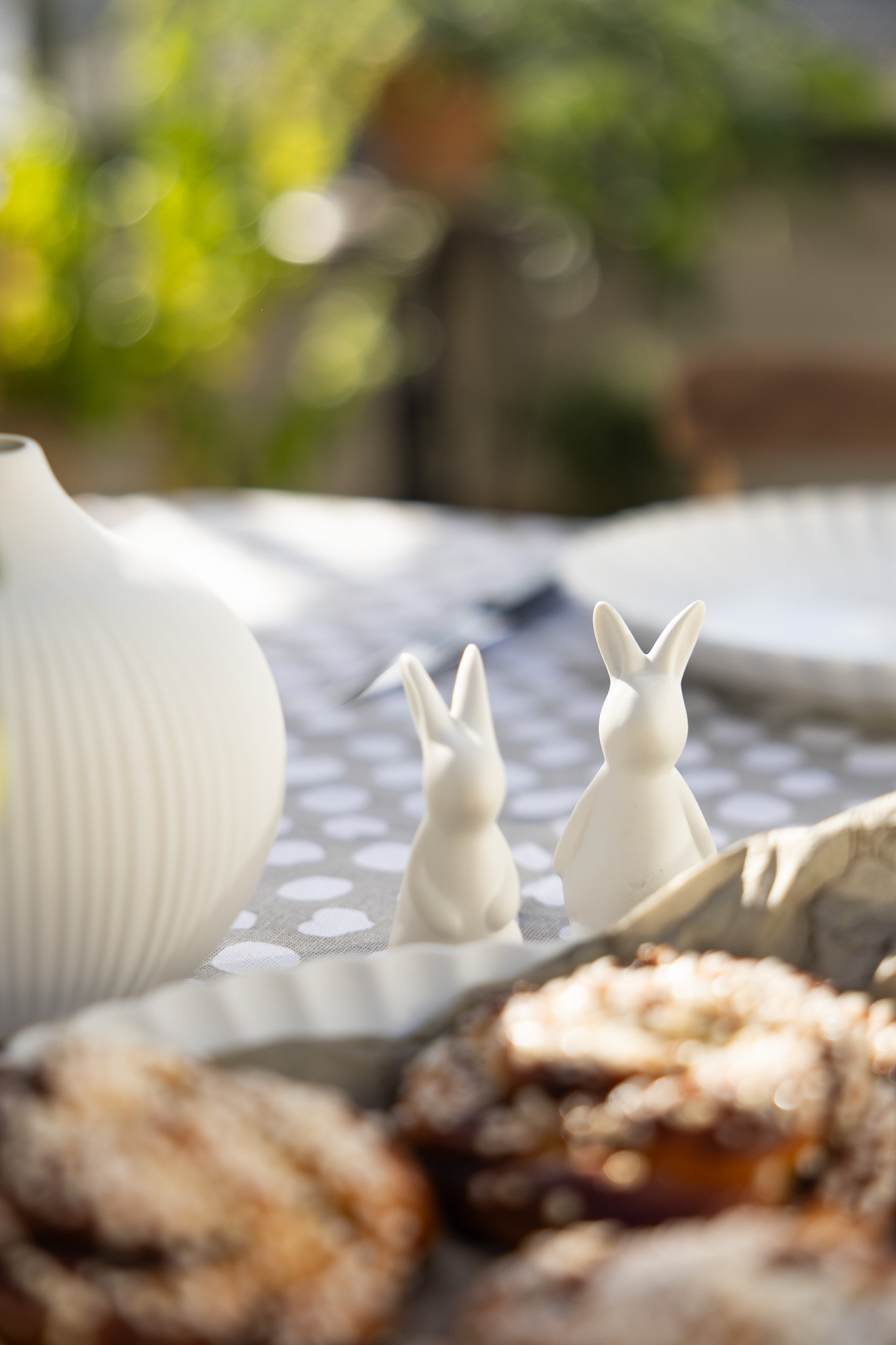 Freja - Rabbit - Hare - White Easter decoration - 7