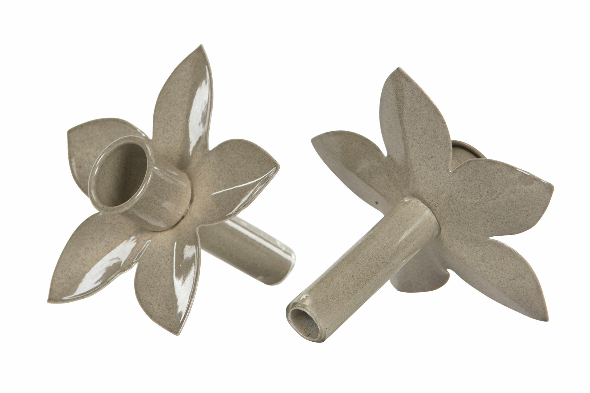 Kronljushållare Flaska Emalj Sand - Ø9,5x8 cm - 3