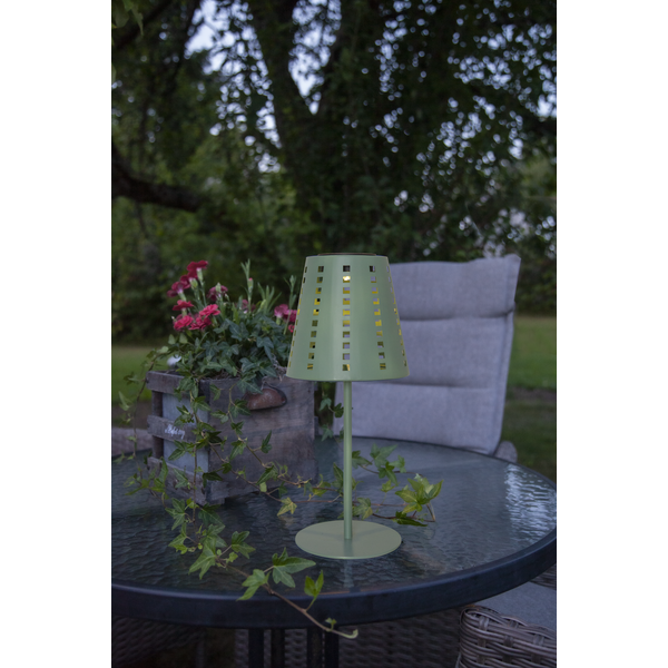 Solar cell decoration - Lamp - Green - 35x15 cm - 2