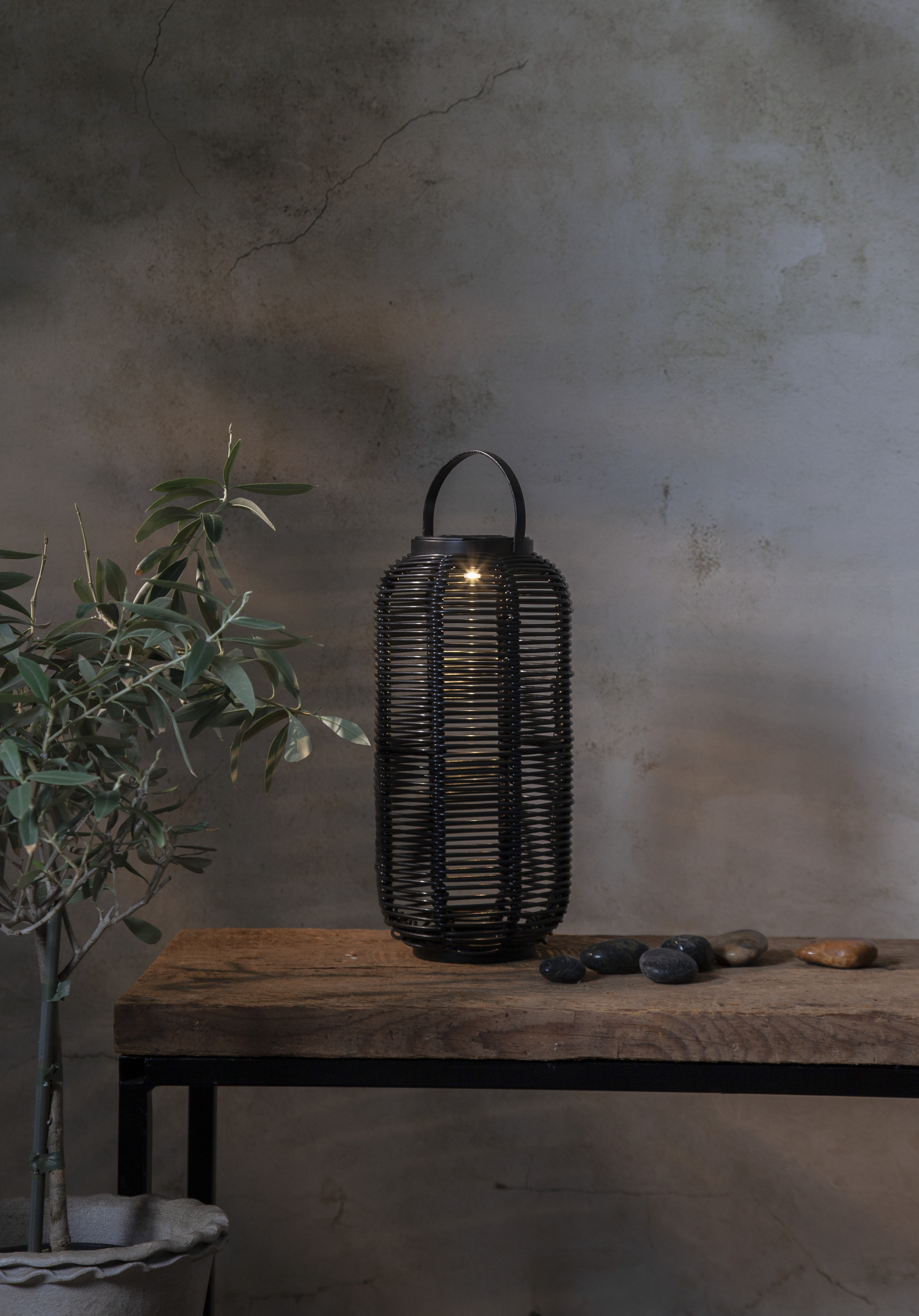 Solar lantern - Lantern - Black - 30x15 cm - 2