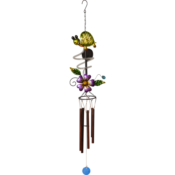 Solar-powered decoration - Wind chime - Turtle - 3