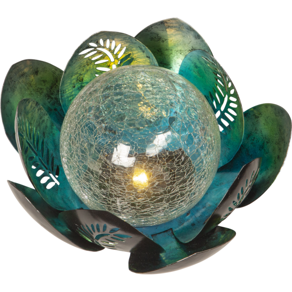 Solcellsdekoration - Lily - Silver - 24x24x12 cm - 2