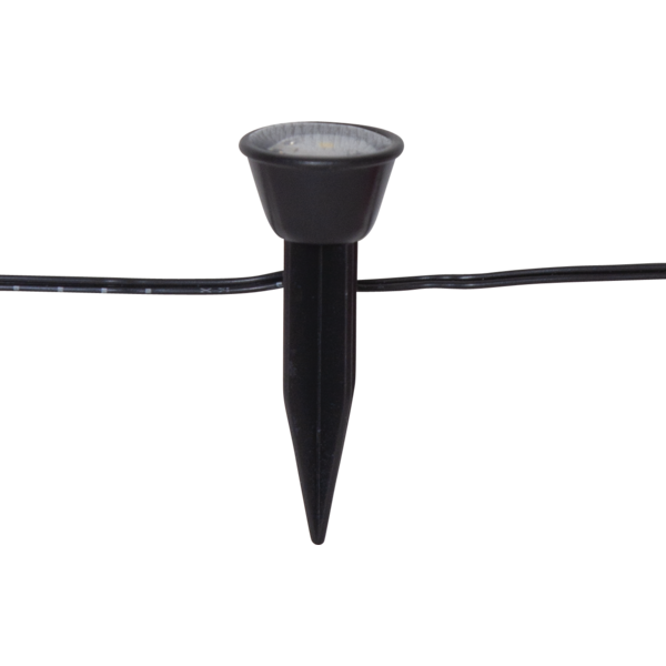 Solar light string with 8 mini spotlights - 2