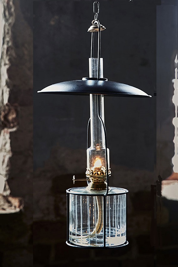 Ställning till fotogenlampa - Svart  - 5