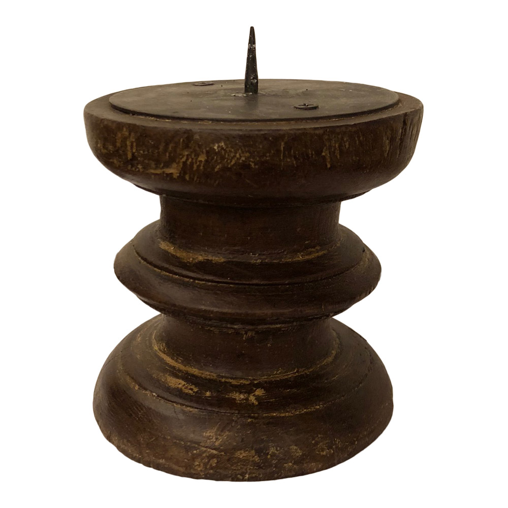 Candlestick made from an old table leg - 20 cm - 6