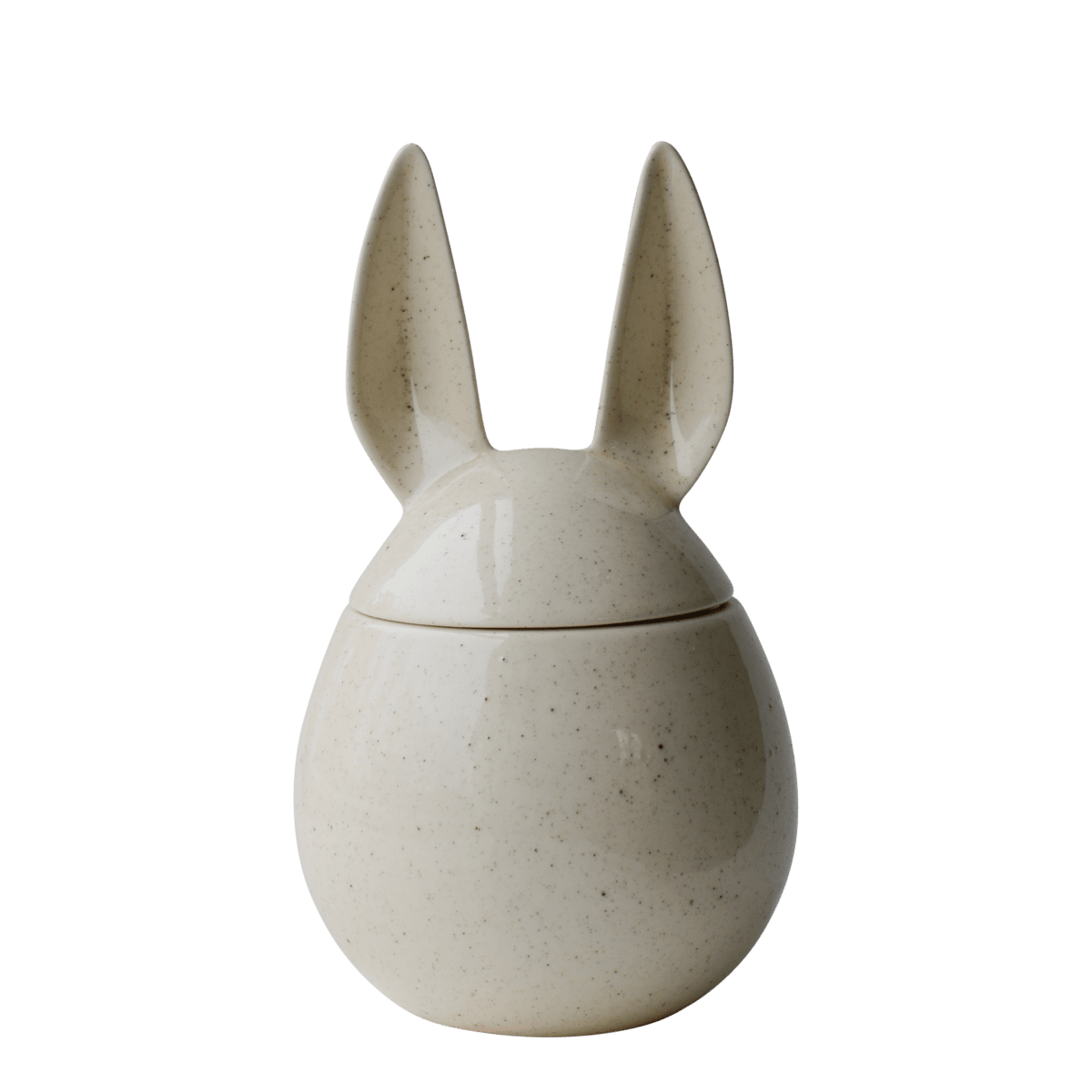 Eating Rabbit - Påskägg - Skål med lock - Kanin - Hare - Vanilla - Large - DBKD - 7