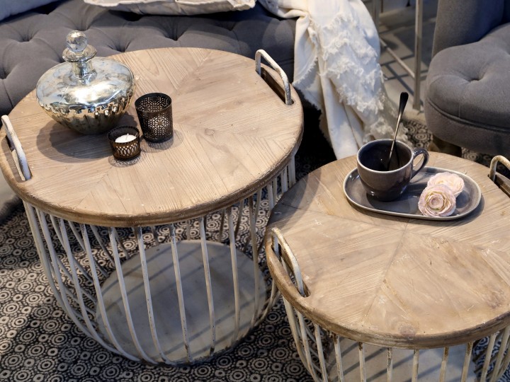 Two Tables - Coffee Table - Side Table - Tray Table 2-pack - 5