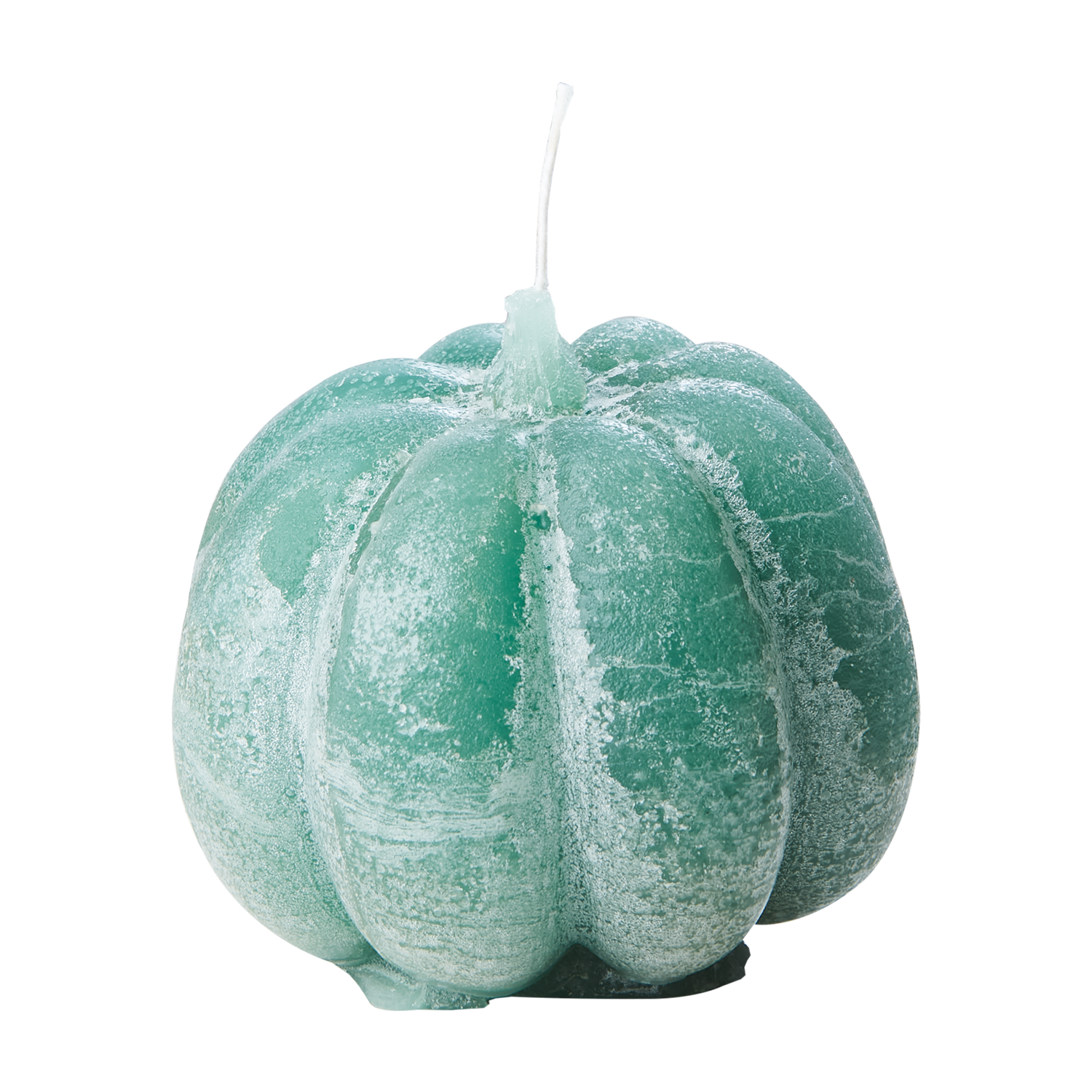 Pumpkin - Candle - Pumpkin candle - Sea green - Ø10xH10 cm - 3