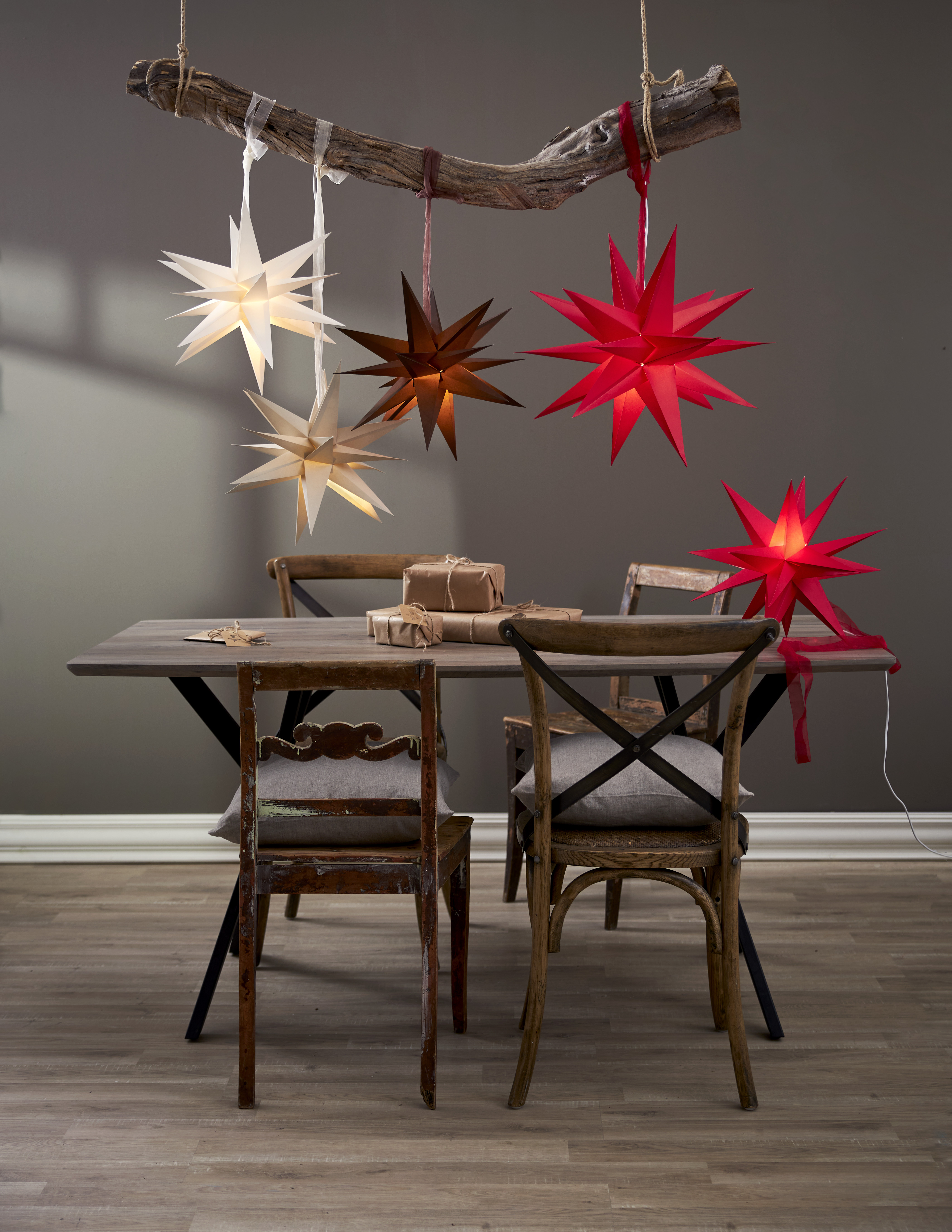 Paper star - Advent star - White - 18 points - 11