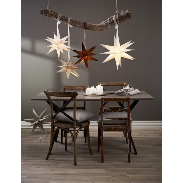 Paper star - Advent star - White - 18 points - 5