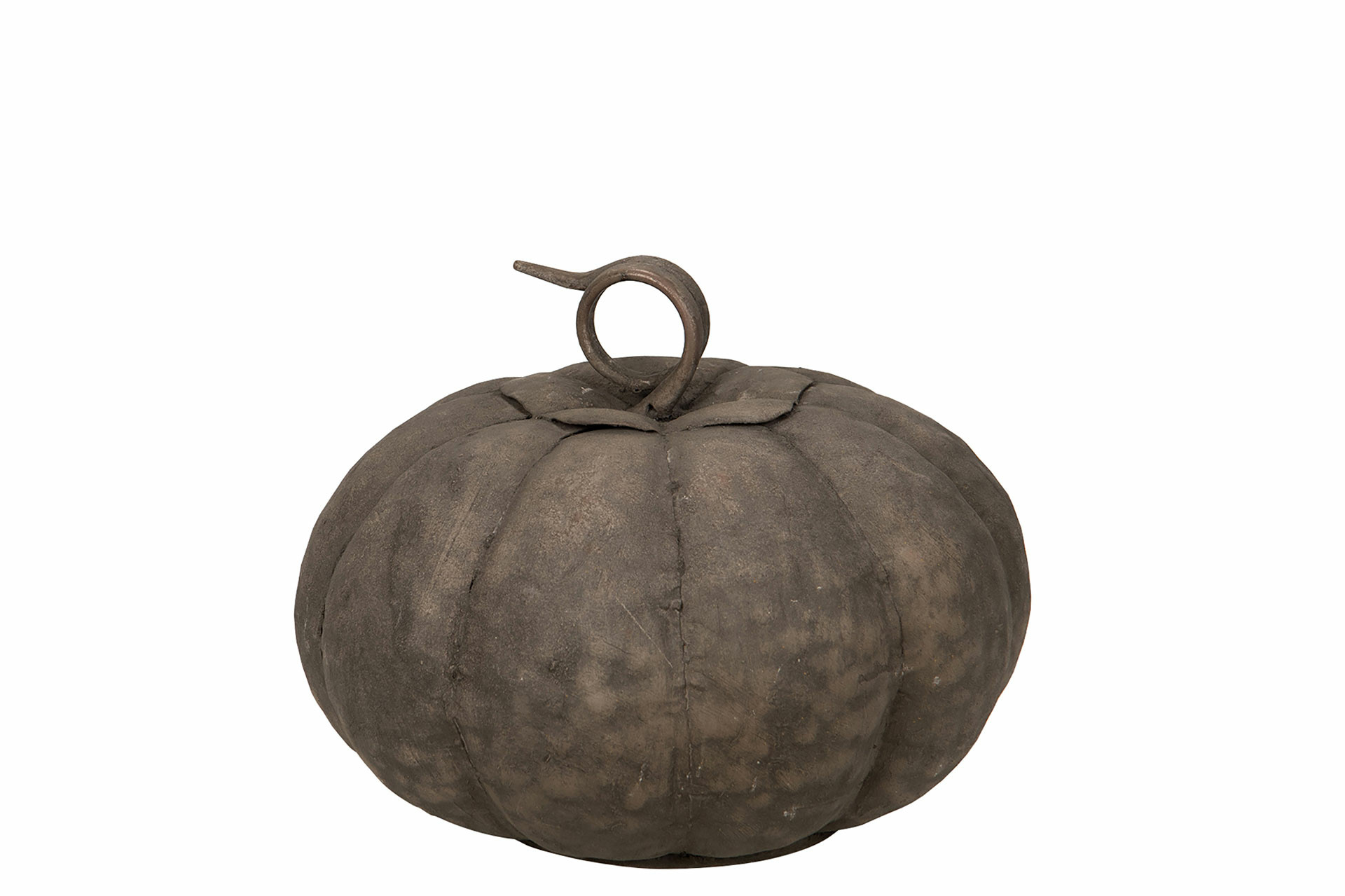 Pumpa - Metall - Rund - Dekoration - 24,5x19 cm  - 4