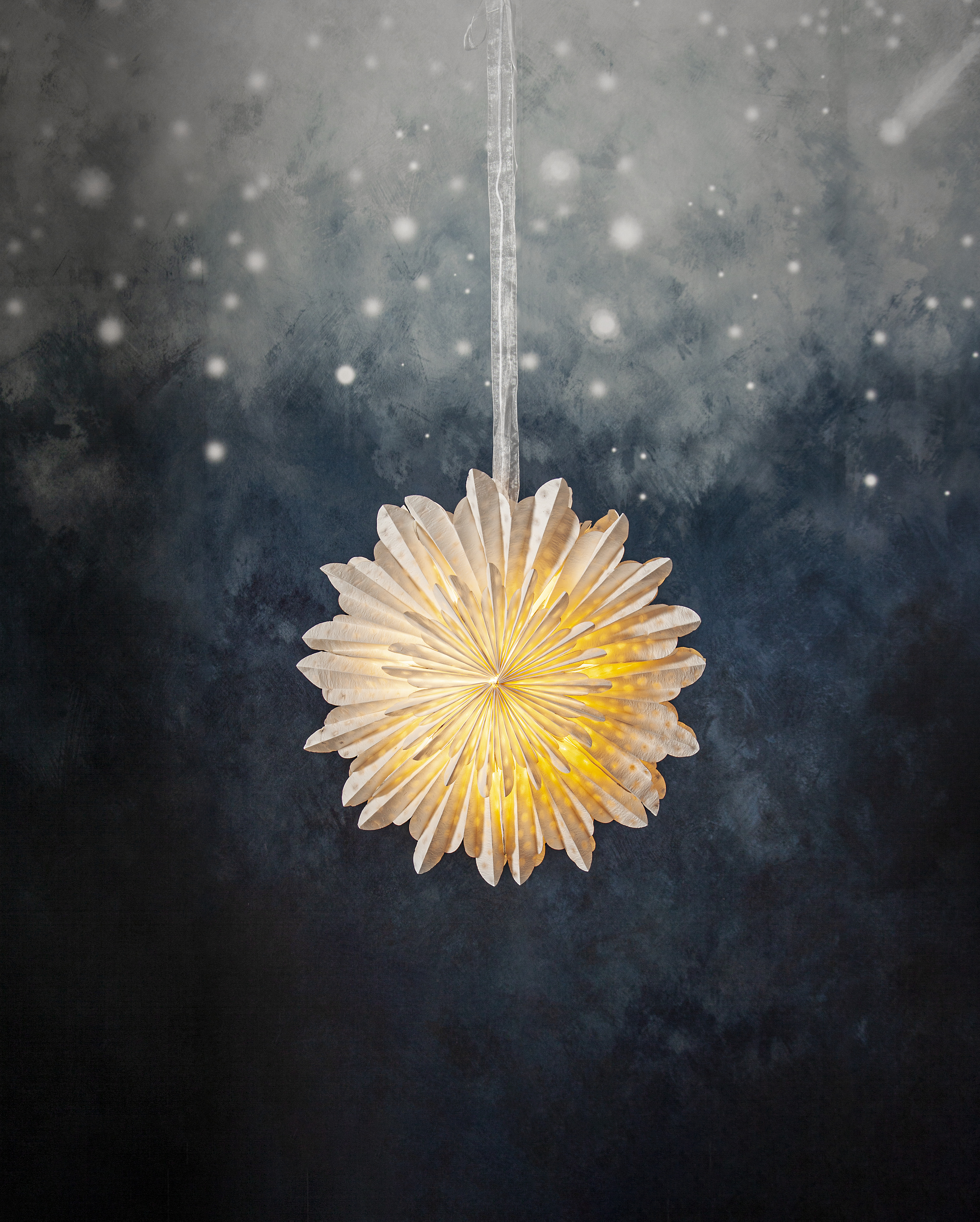 Star - Advent star - White - 45x45 cm - Recycled - 7
