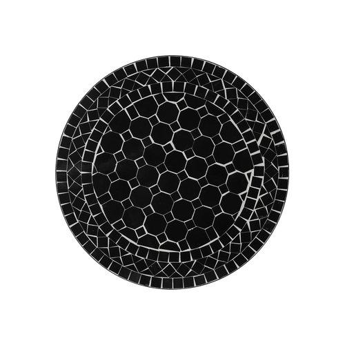 Garden table - Table - Mosaic table - Black - Ø70x72 cm - 3