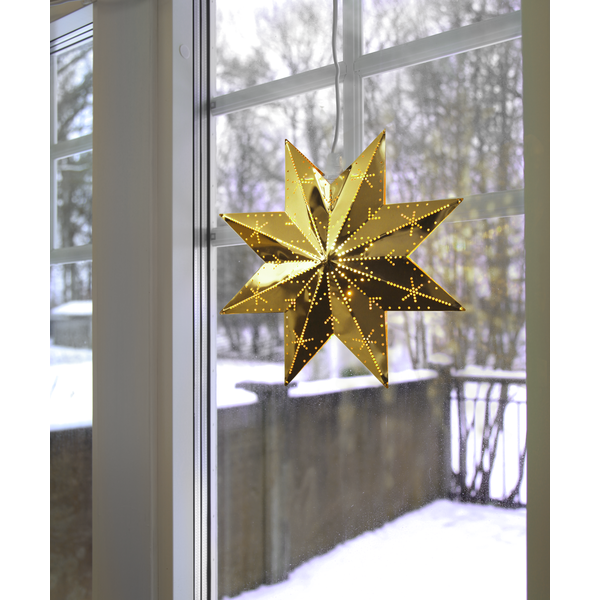 Adventsstjärna - Metallstjärna - Mässing - 28x28 cm - 2