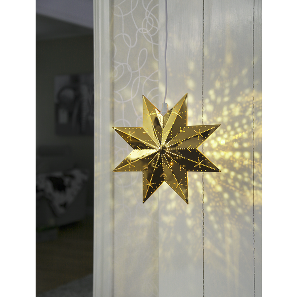 Adventsstjärna - Metallstjärna - Mässing - 28x28 cm - 5