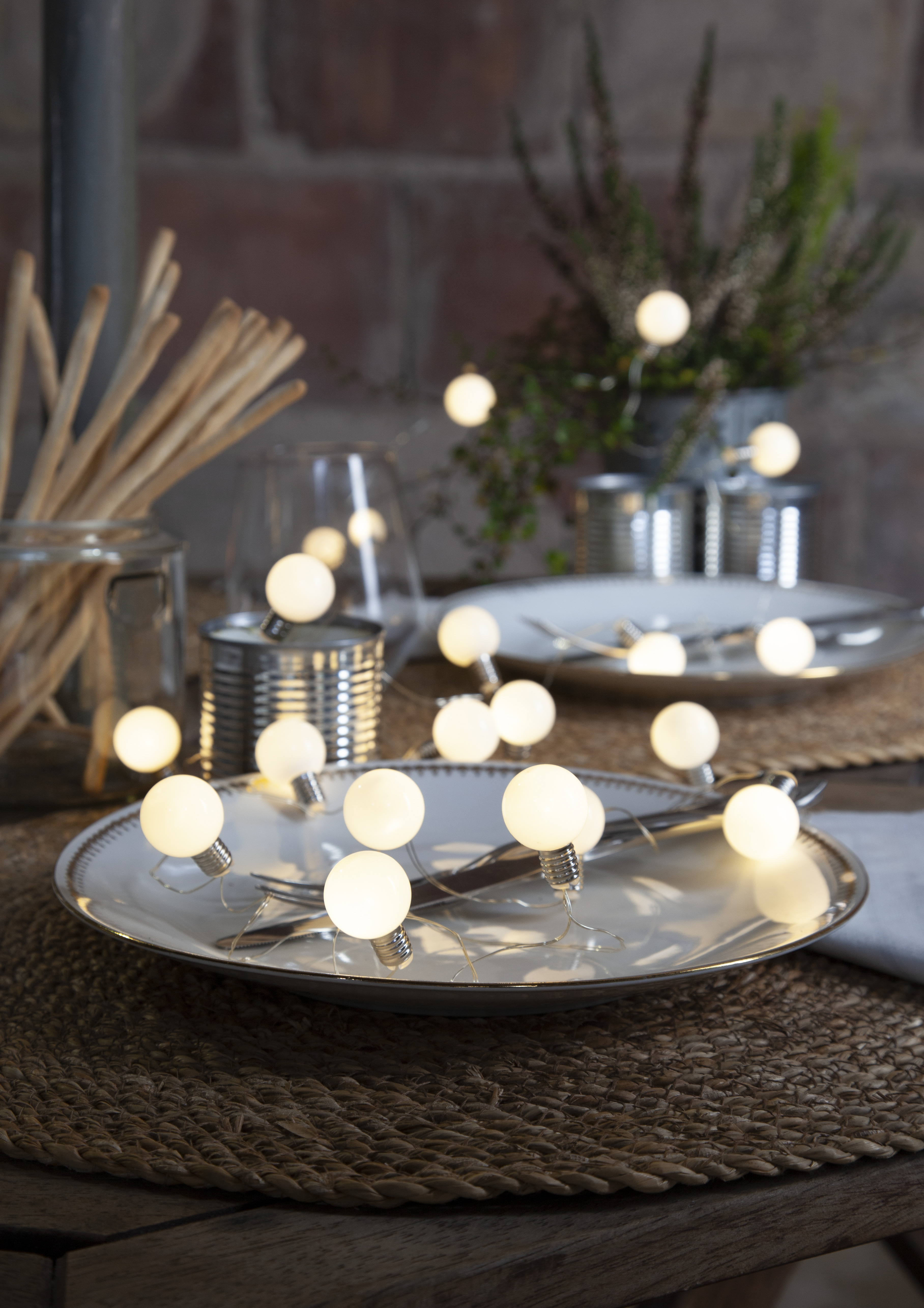 Mini Glow string lights - Battery-powered with timer - 300 cm - 2