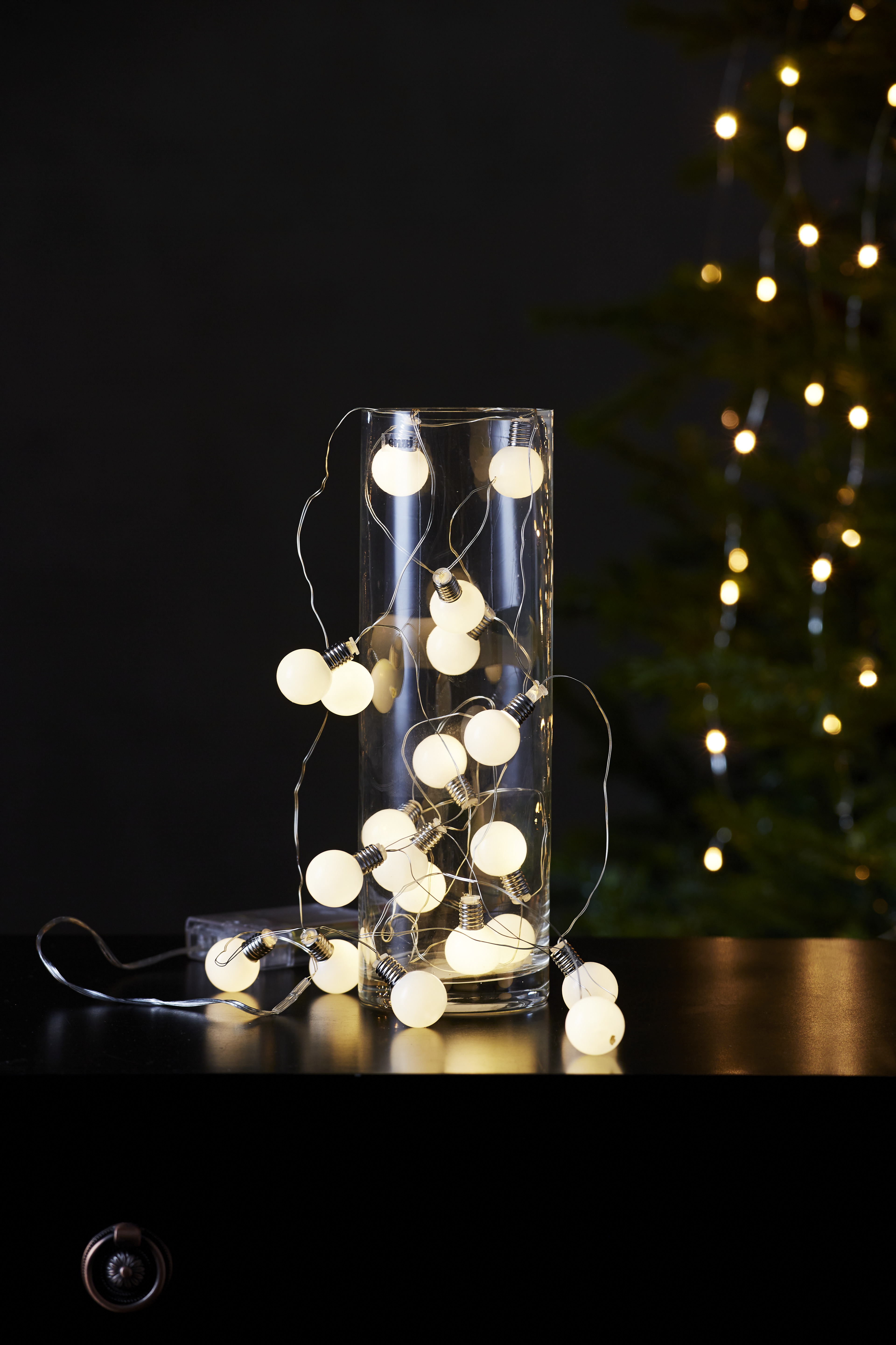 Mini Glow string lights - Battery-powered with timer - 300 cm - 4