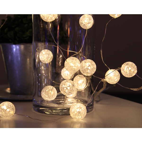 String of lights with beautiful balls - Dew Drop - 2