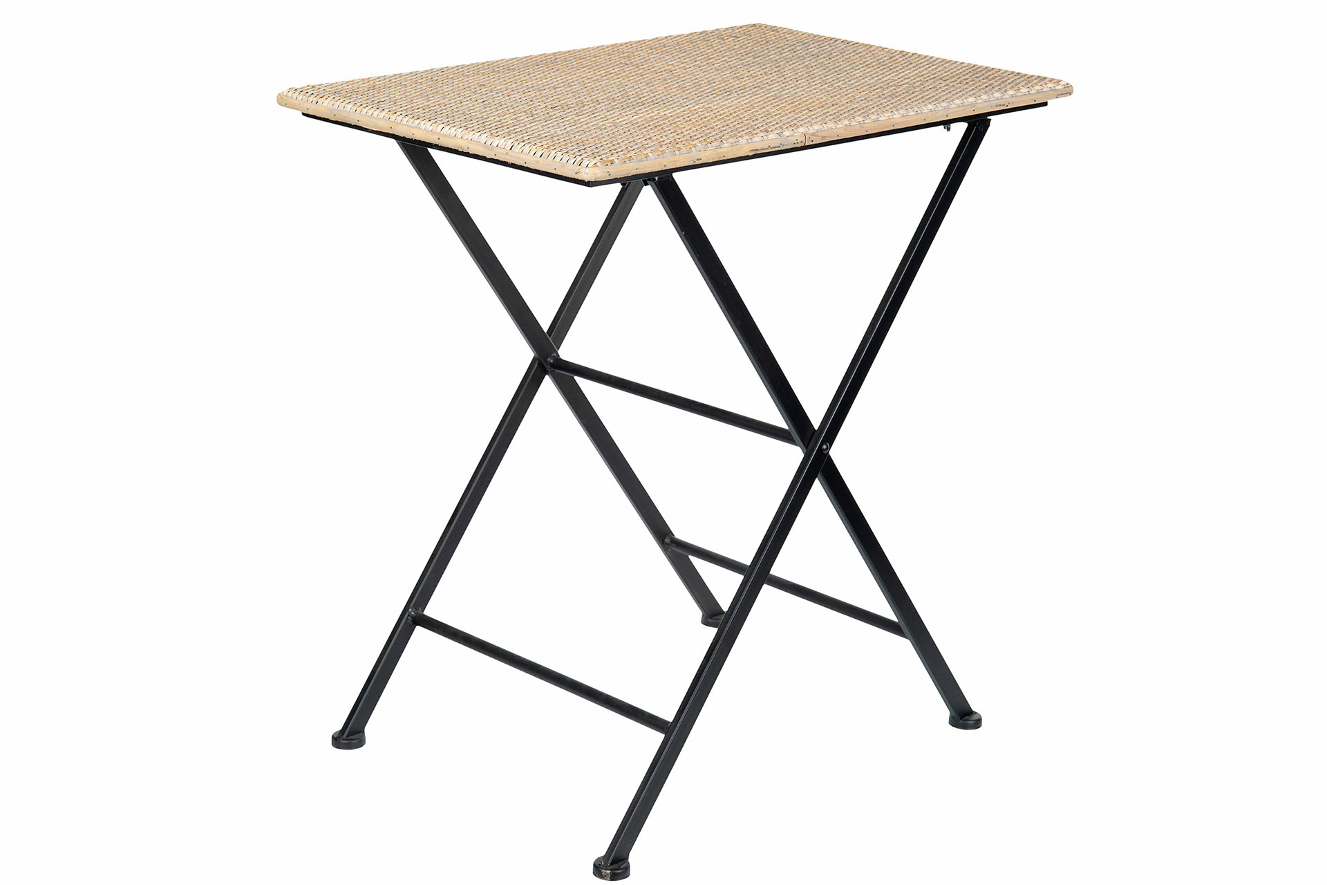 Bord Kvadrat Hopfällbart Bambu - 61x40,5x62,5 cm - 2