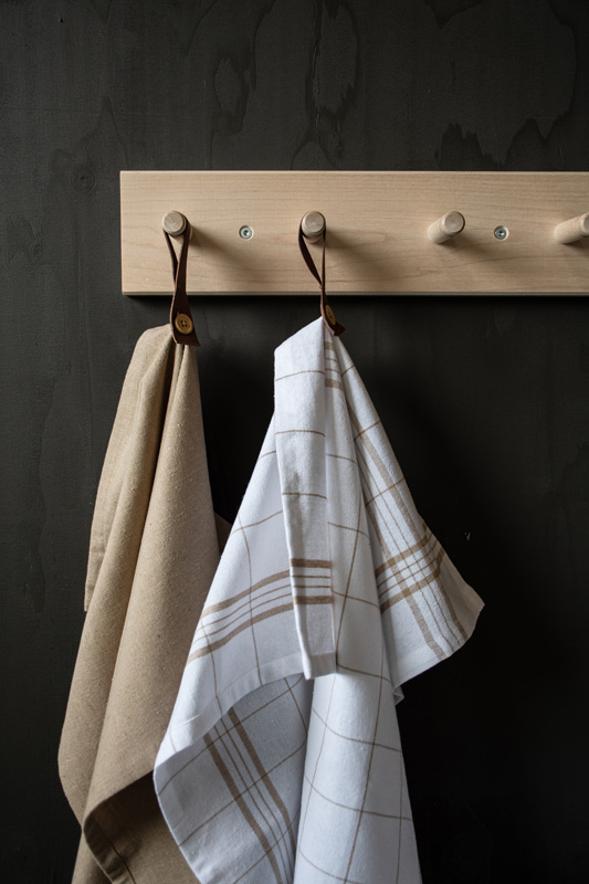 White/beige kitchen towel - 50x70 cm - 5