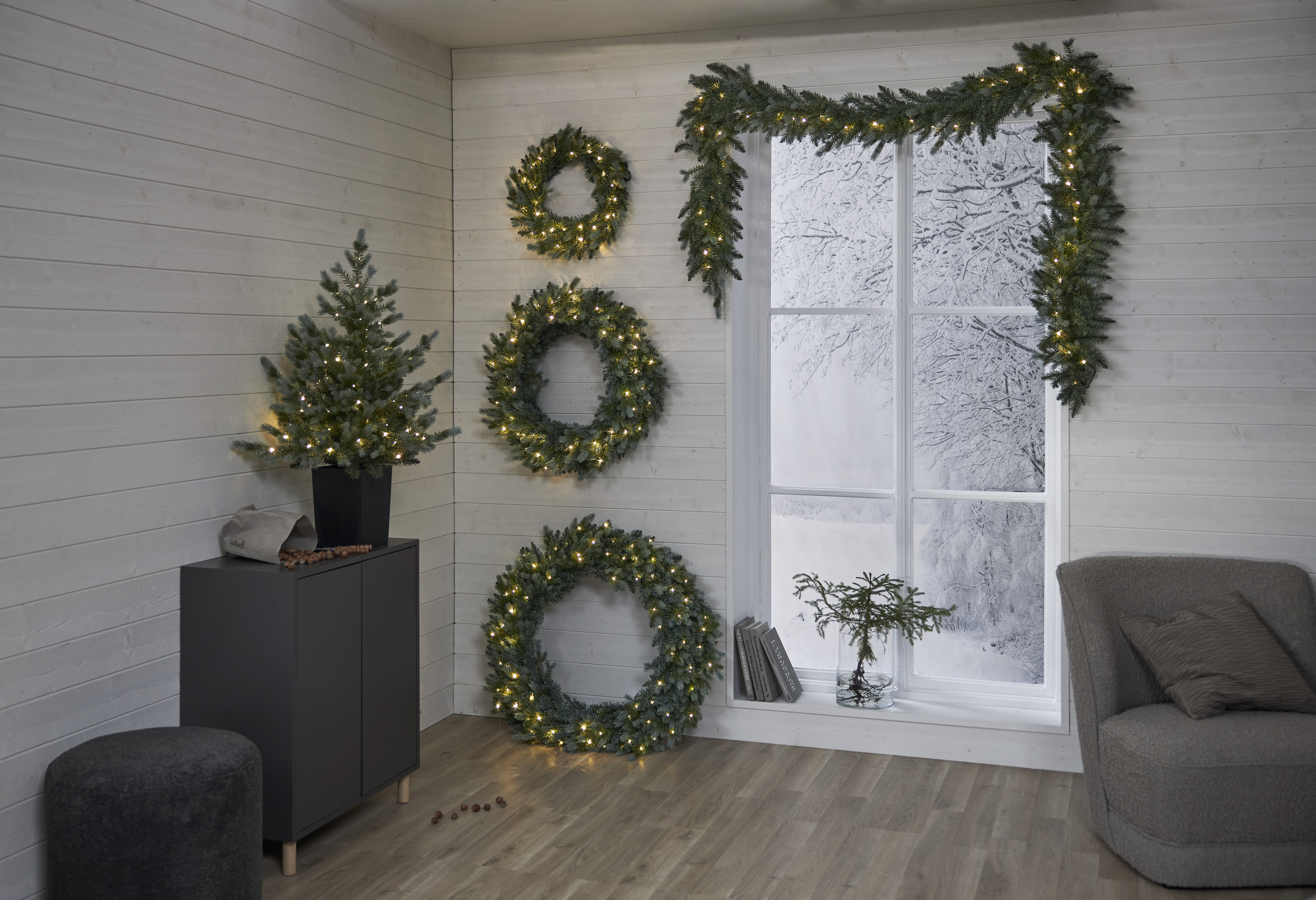 Bordsdekoration - Bordsgran - Gran - Julgran - 90 cm - 3