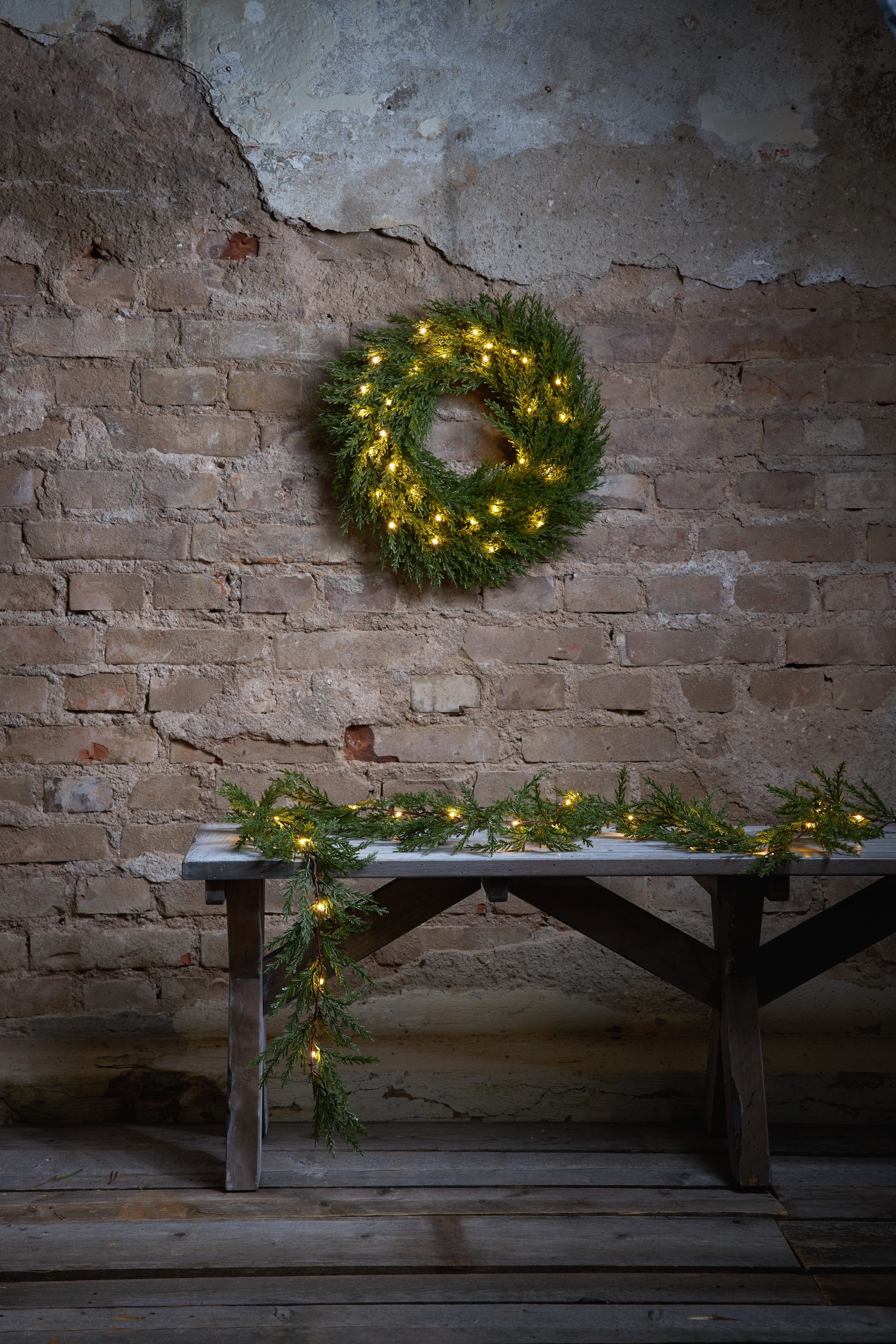 Thuja garland with lighting - 180 cm - 5