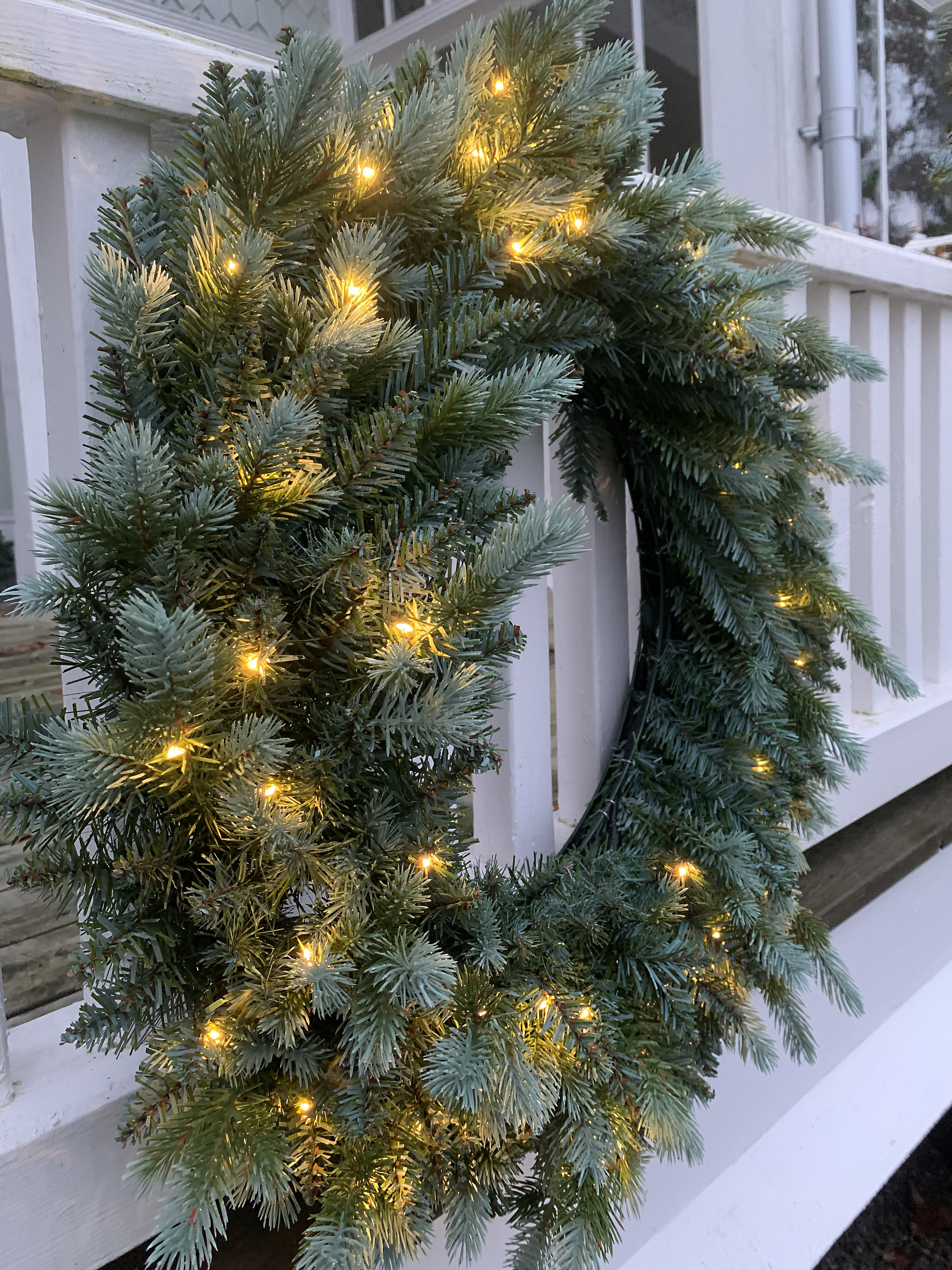 Wreath with lighting - 80x80 cm - 6