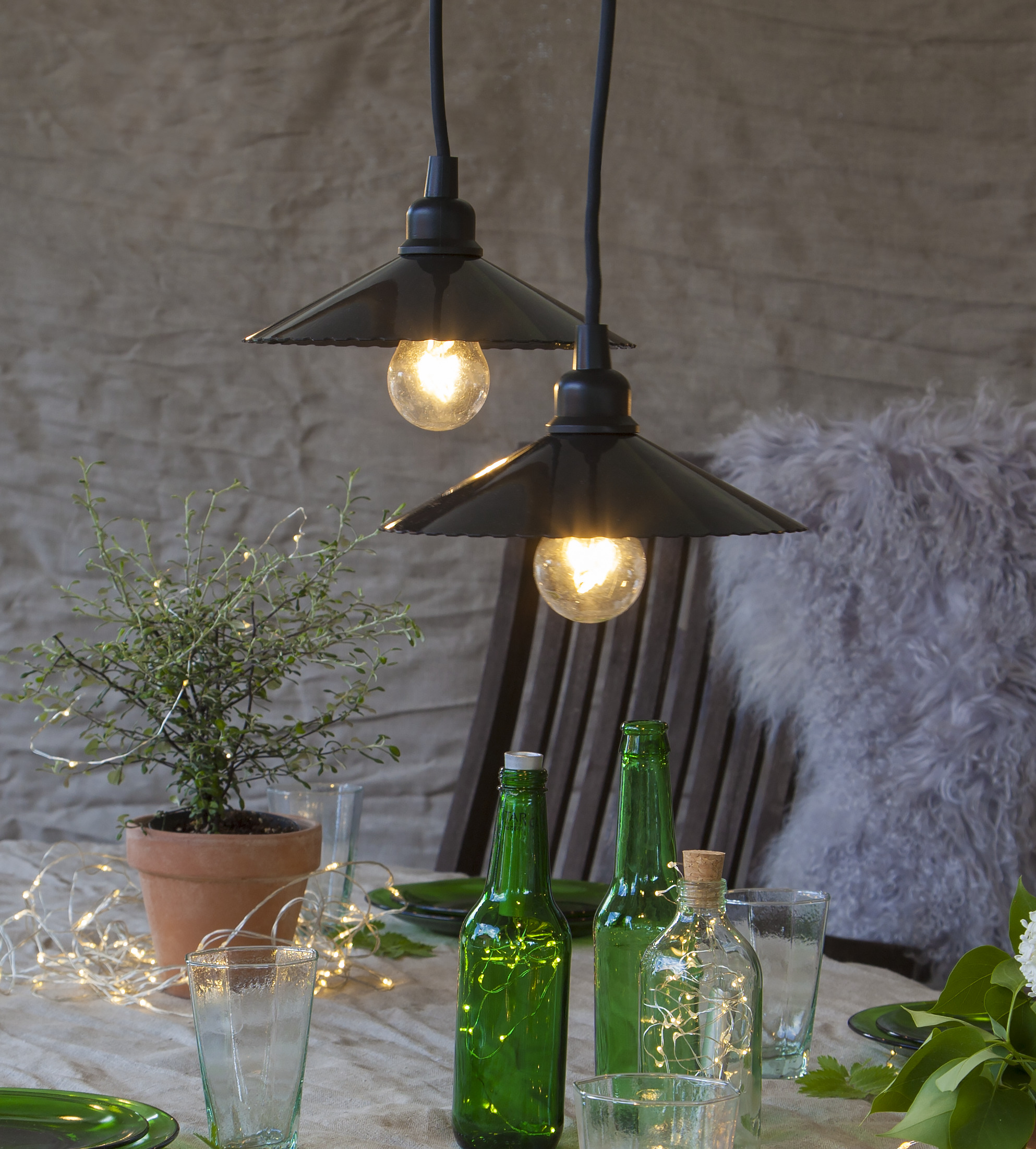 Dew Drop Outdoor String Lights - 6