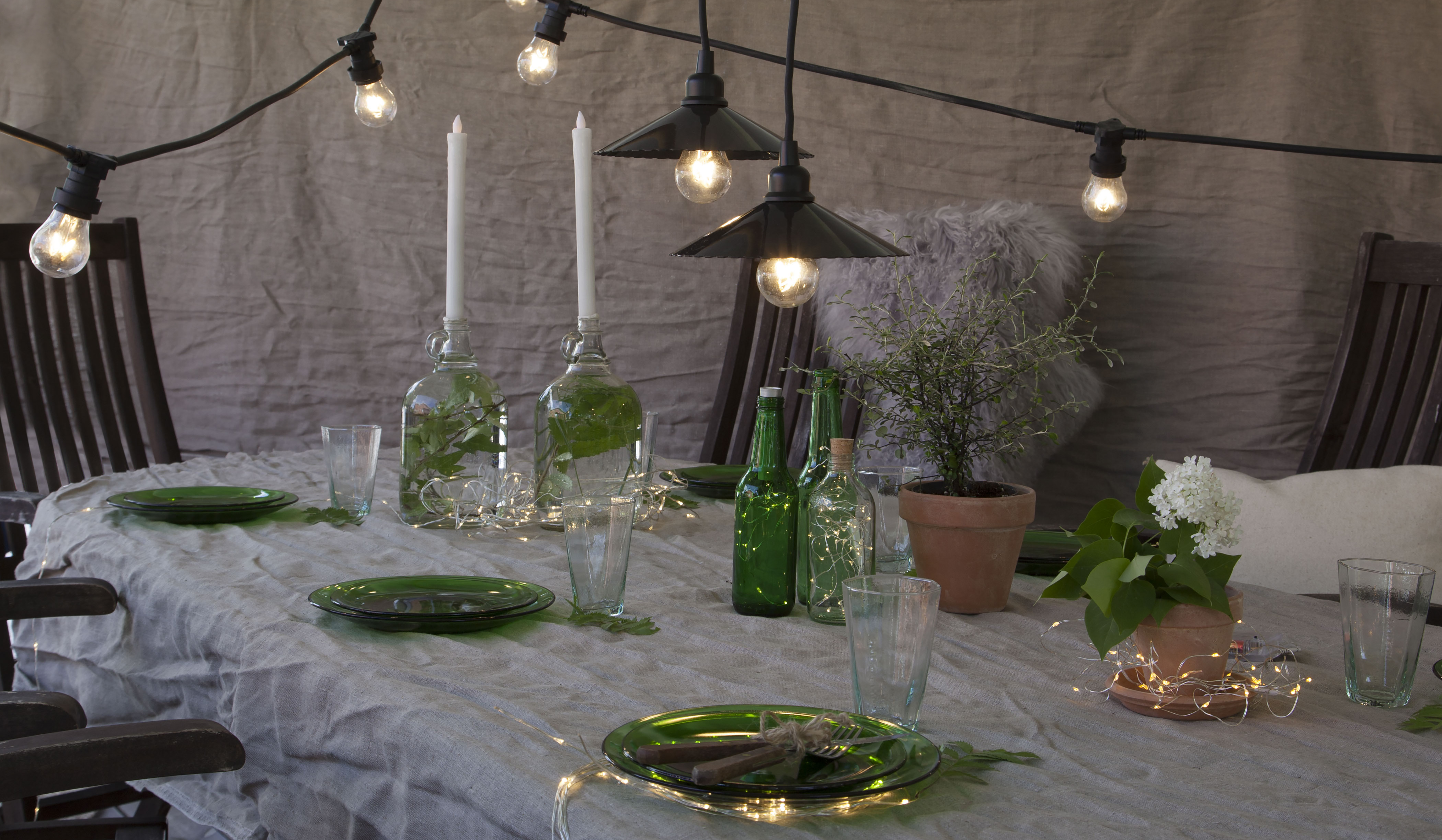 Dew Drop Outdoor String Lights - 5