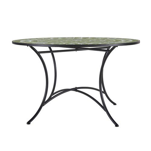 Garden table - Table - Mosaic table - Green mottled - Ø100x72 cm - 2