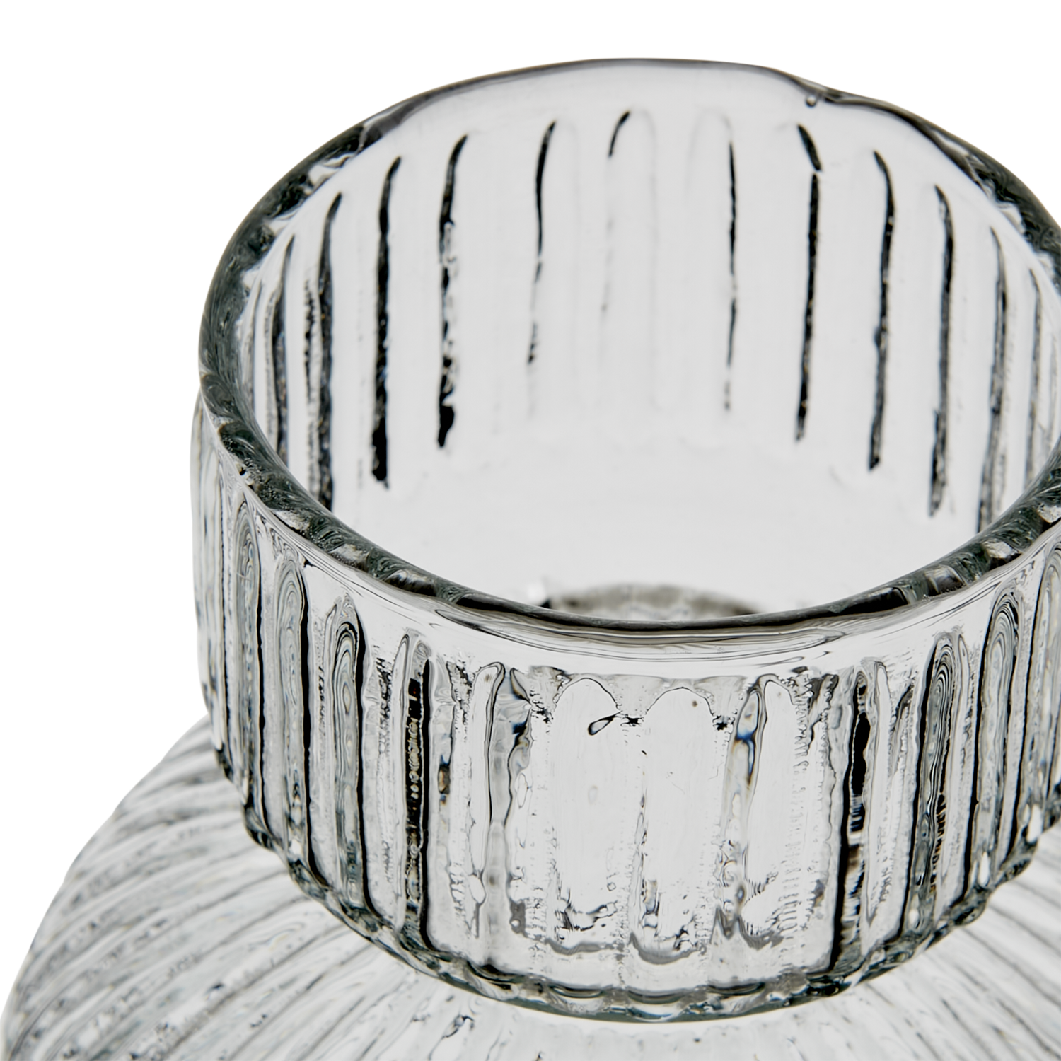 Hyacinth vase - Onion vase - Glass vase - Glass - Ø10xH13 cm - 2