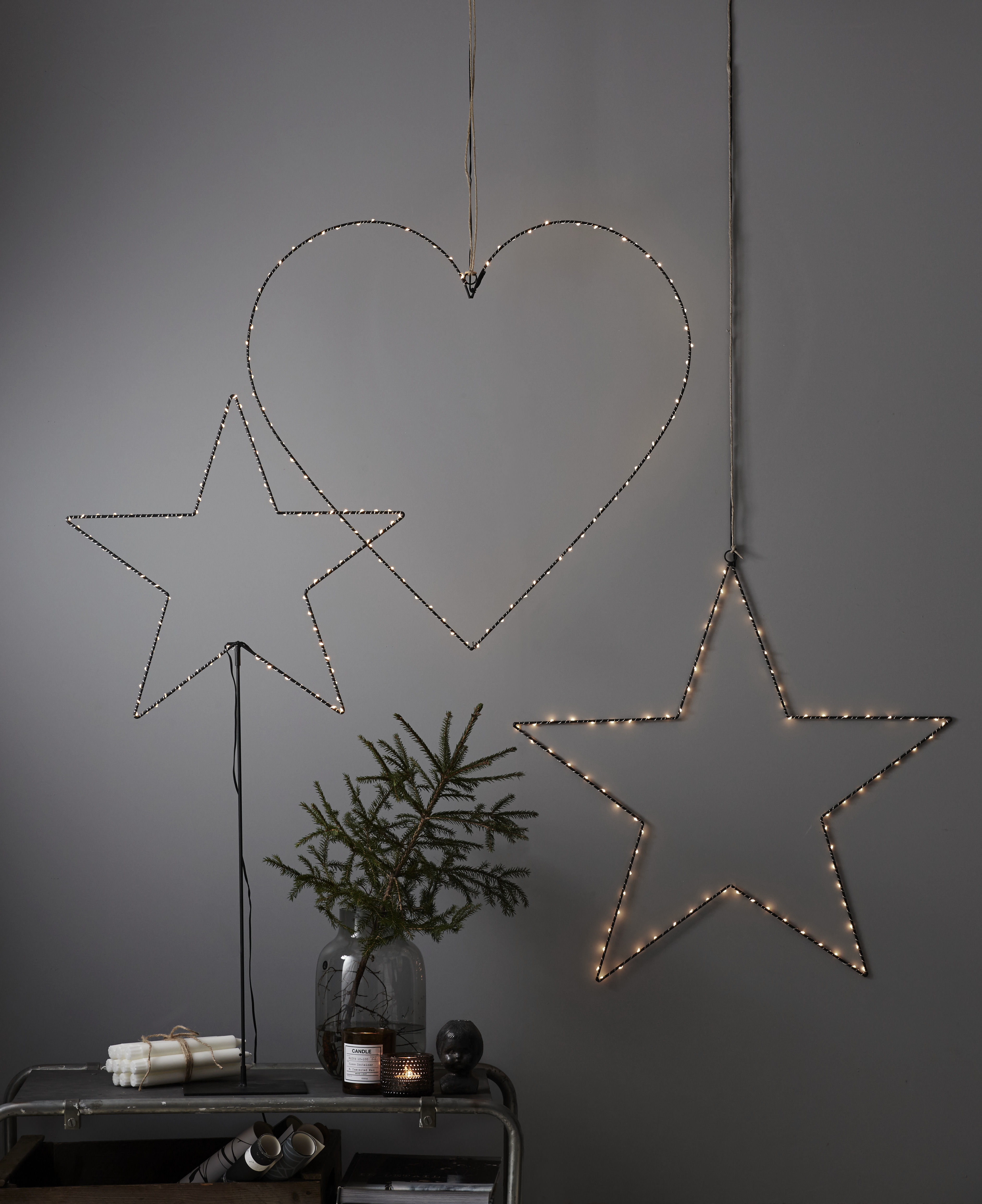Hanging heart with lighting - 4