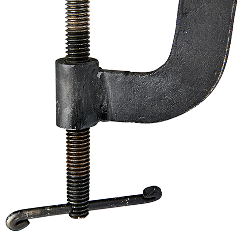 Candlestick - Clamp candlestick - Vise - Screw vice - Black - Small - 6