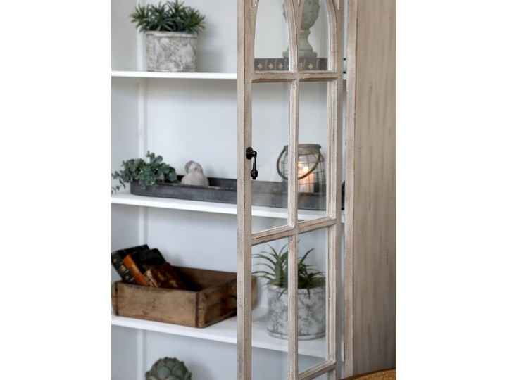 DISPLAY CABINET WITH CROSSED ARCHES - 3