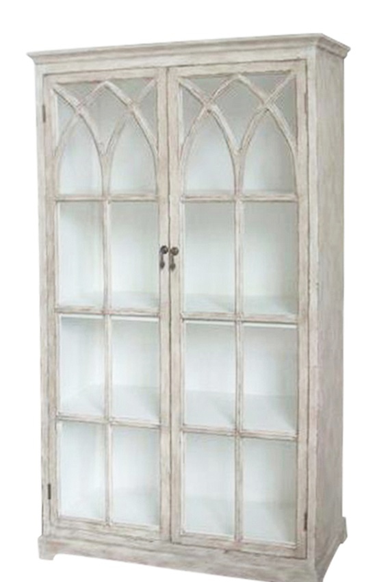 DISPLAY CABINET WITH CROSSED ARCHES - 6