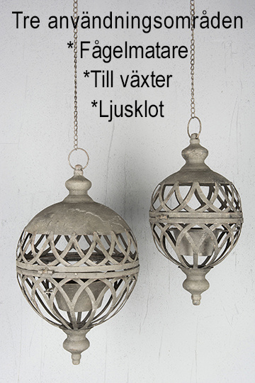 Lantern/Bird Feeder/Hanging Basket Chain Metal - 2-pack - 4