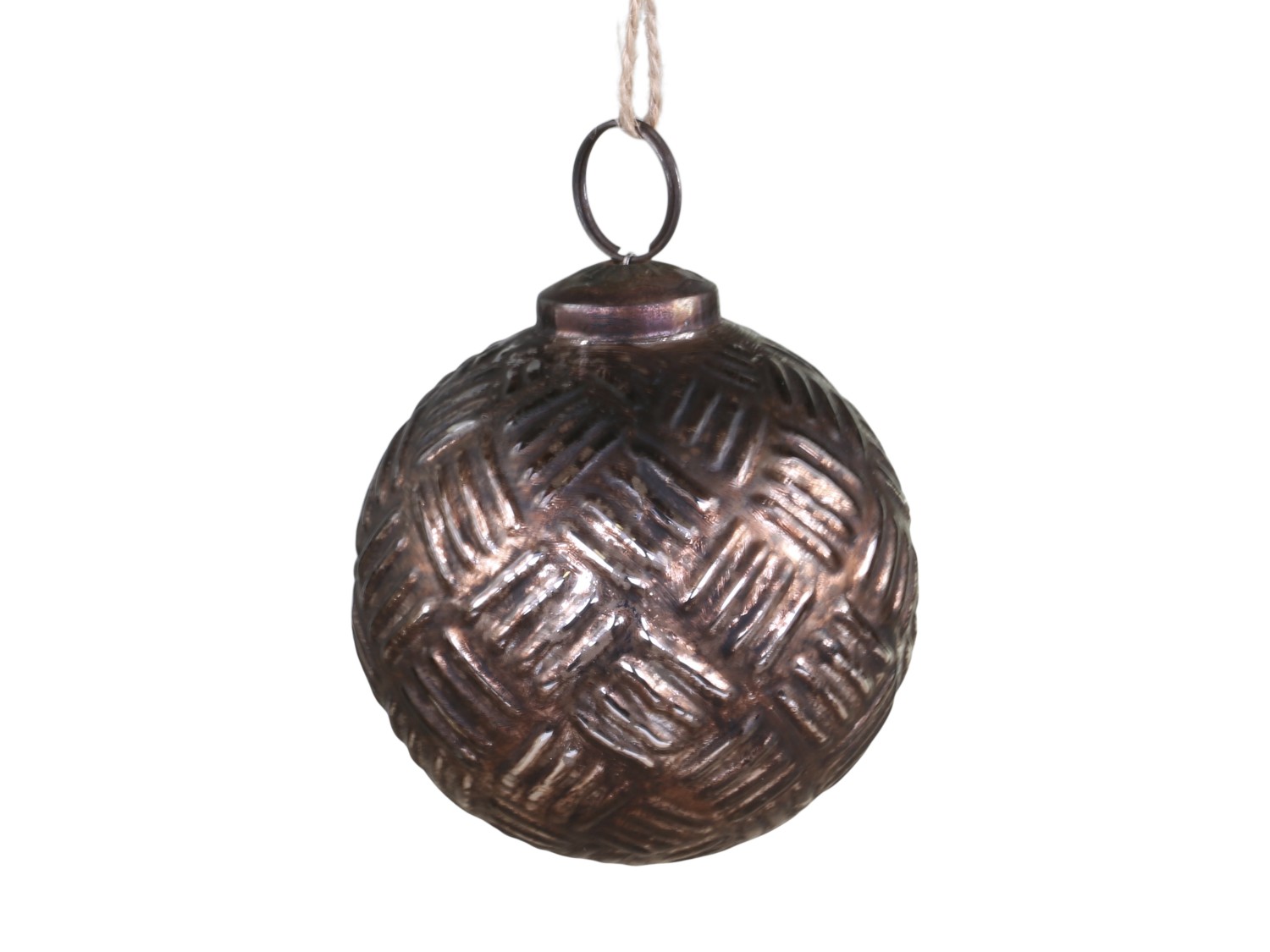 Christmas bauble - Christmas tree bauble with decoration - 4-pack - 3