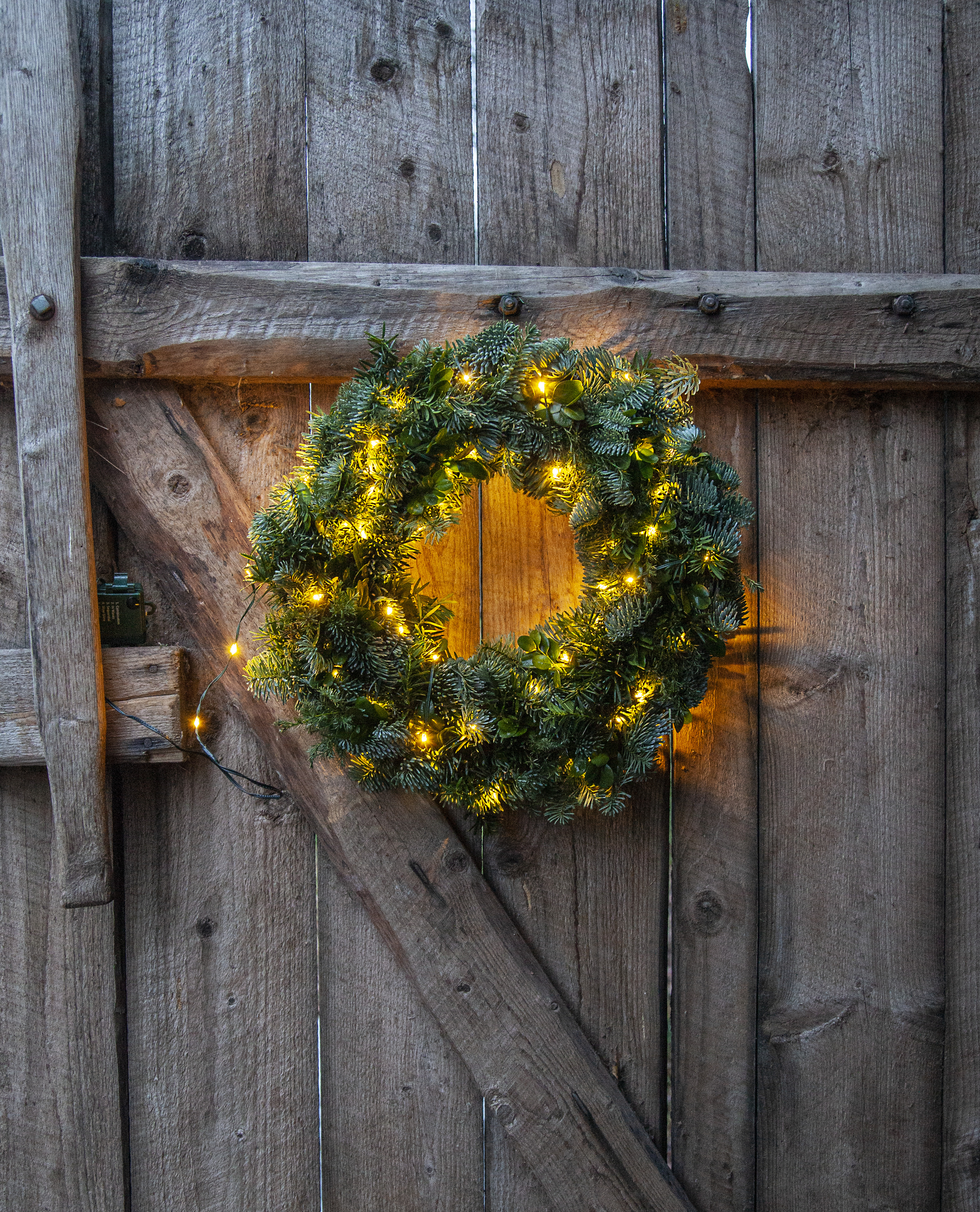Light string - Dew Drop 46 lights - Green cable - Warm white - 3