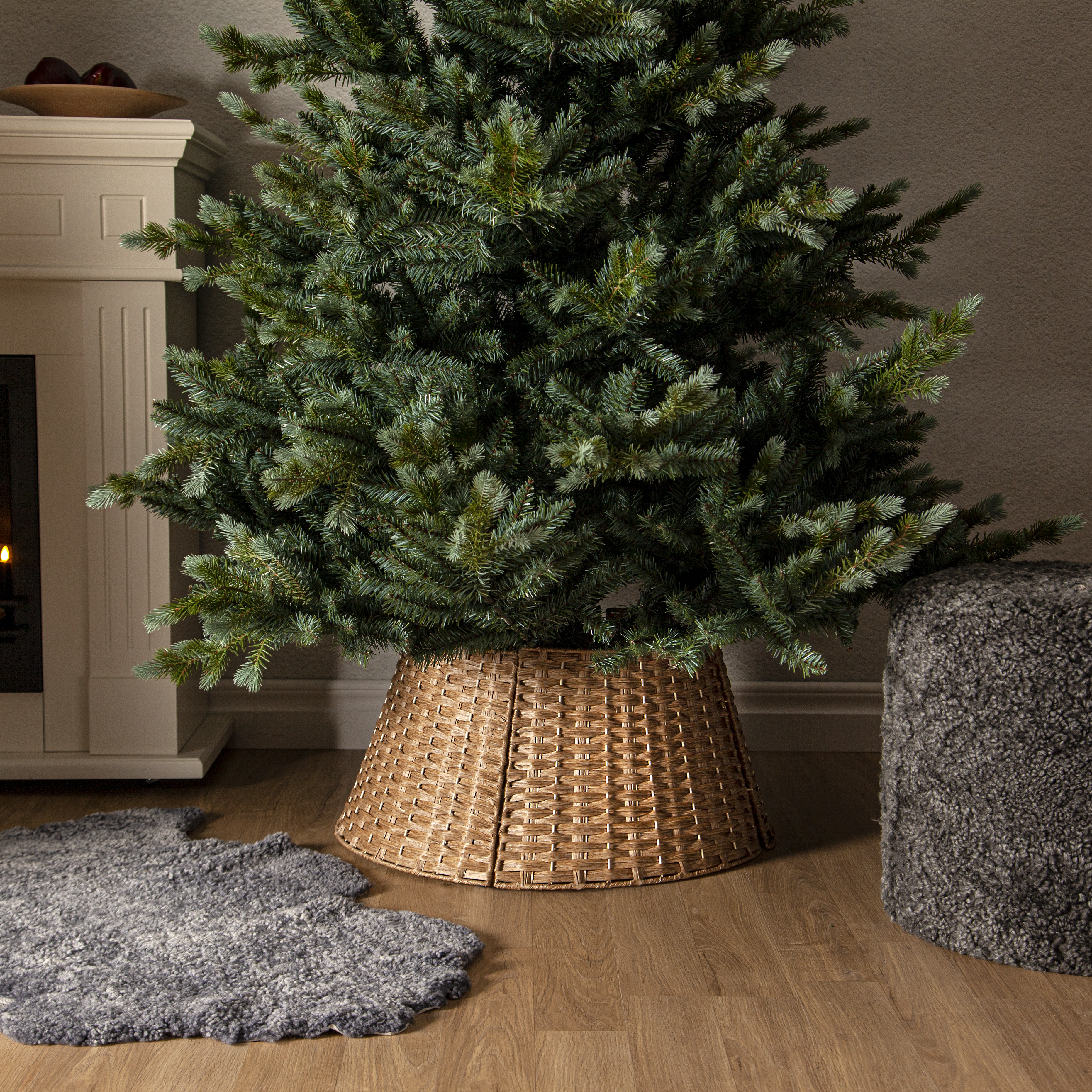 Christmas tree basket - Christmas tree stand - Basket - 62x62x30 cm