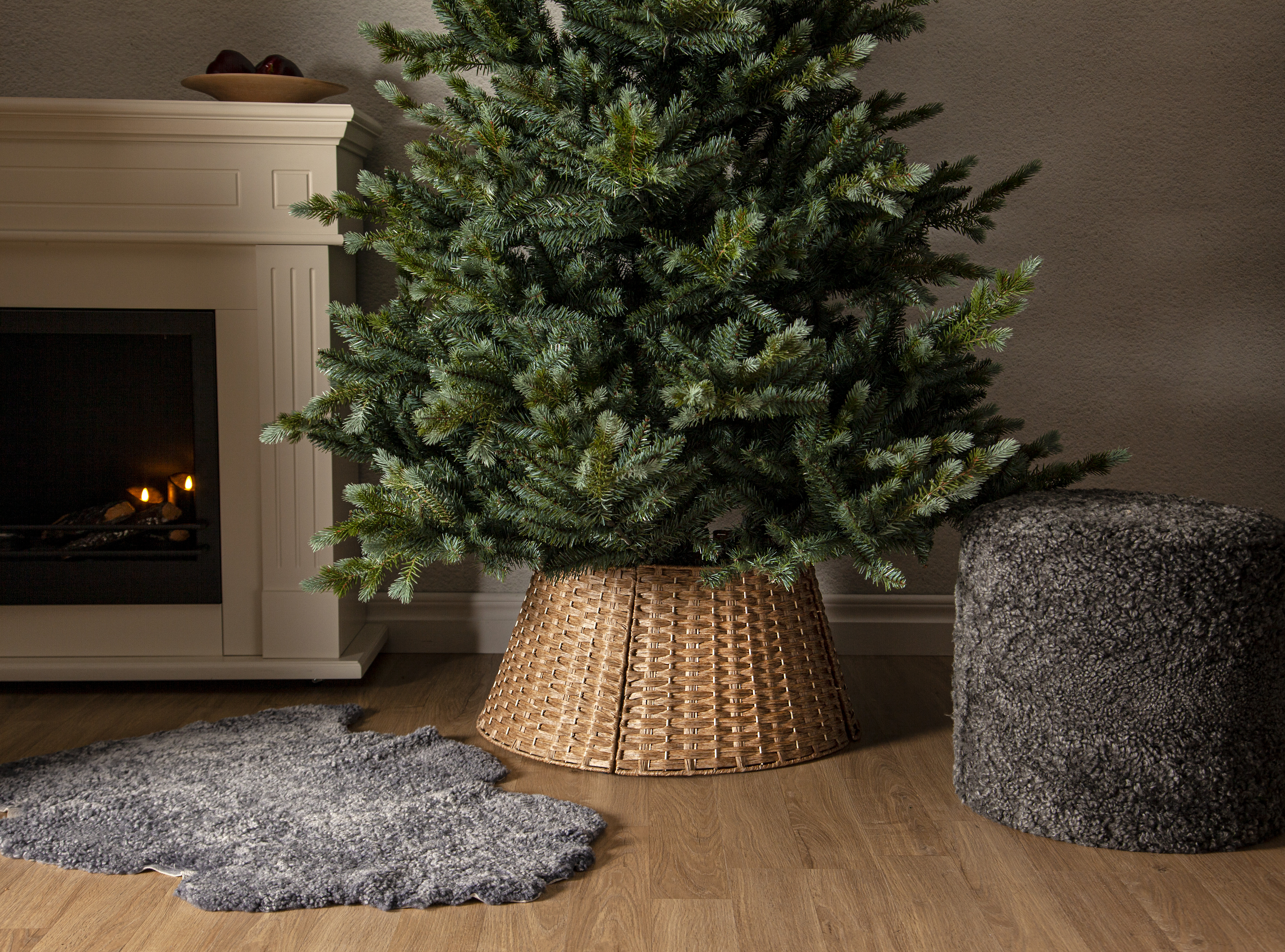 Christmas tree basket - Christmas tree stand - Basket - 62x62x30 cm - 2