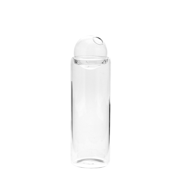 Glasvas med glaskula - 19 cm - 4