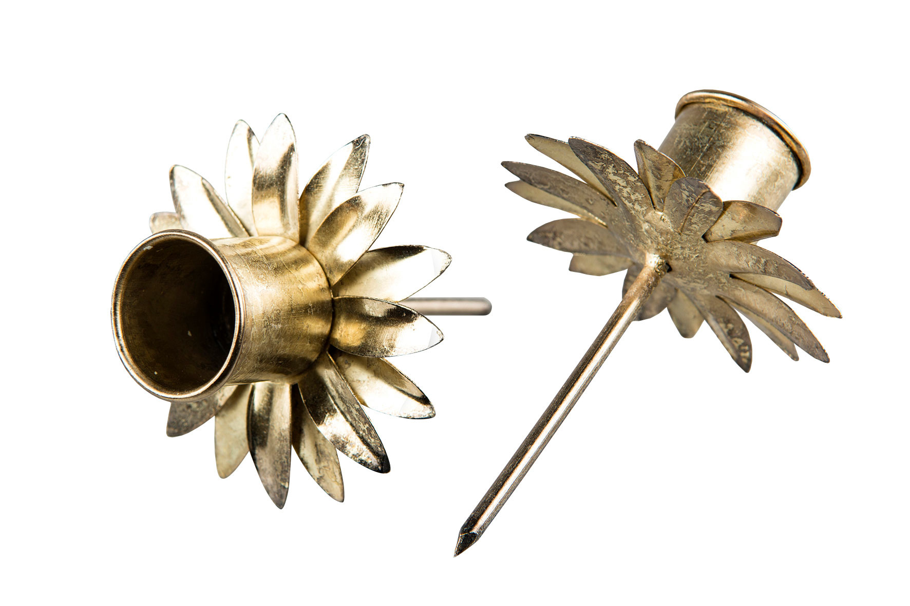 Candle holder for crown candles - Crown candle holder Champagne - 2