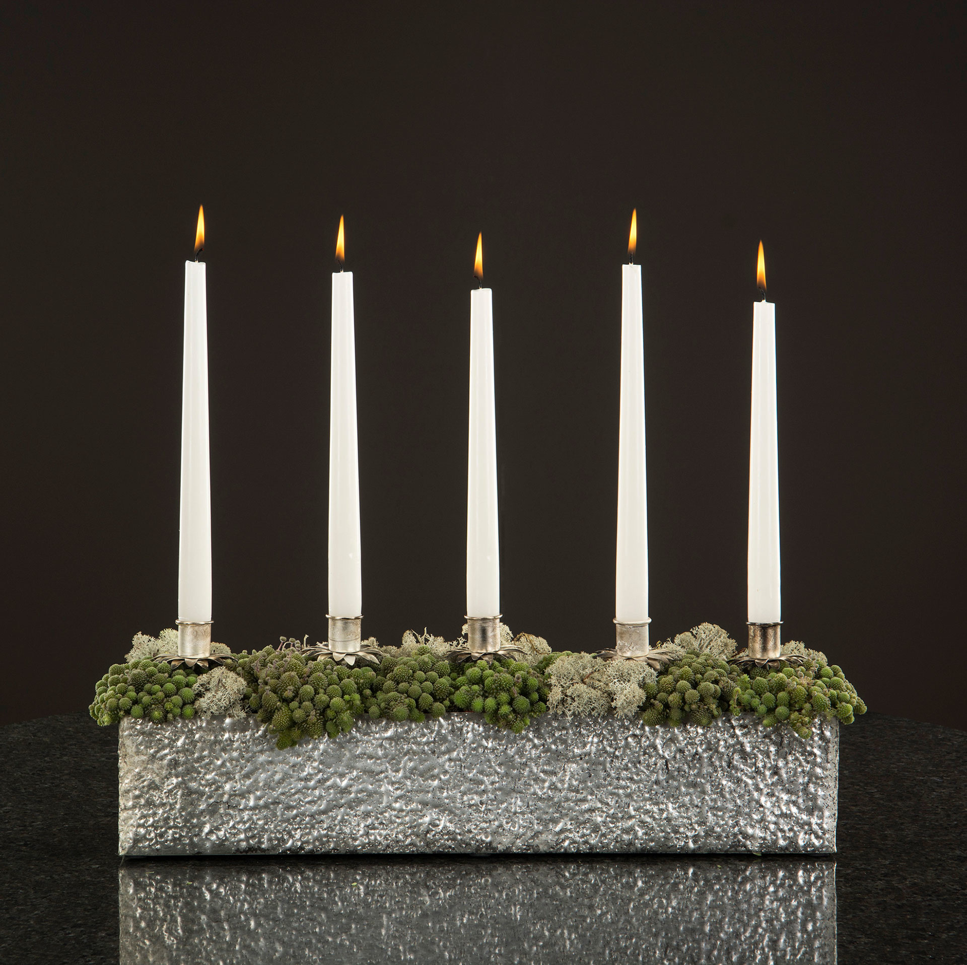 Candle holder for crown candles - Crown candle holder Champagne - 4