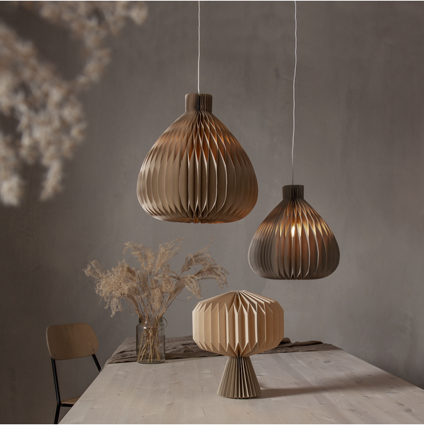 Bordsdekoration - Honeycomb - 33x30 cm - Beige - 2